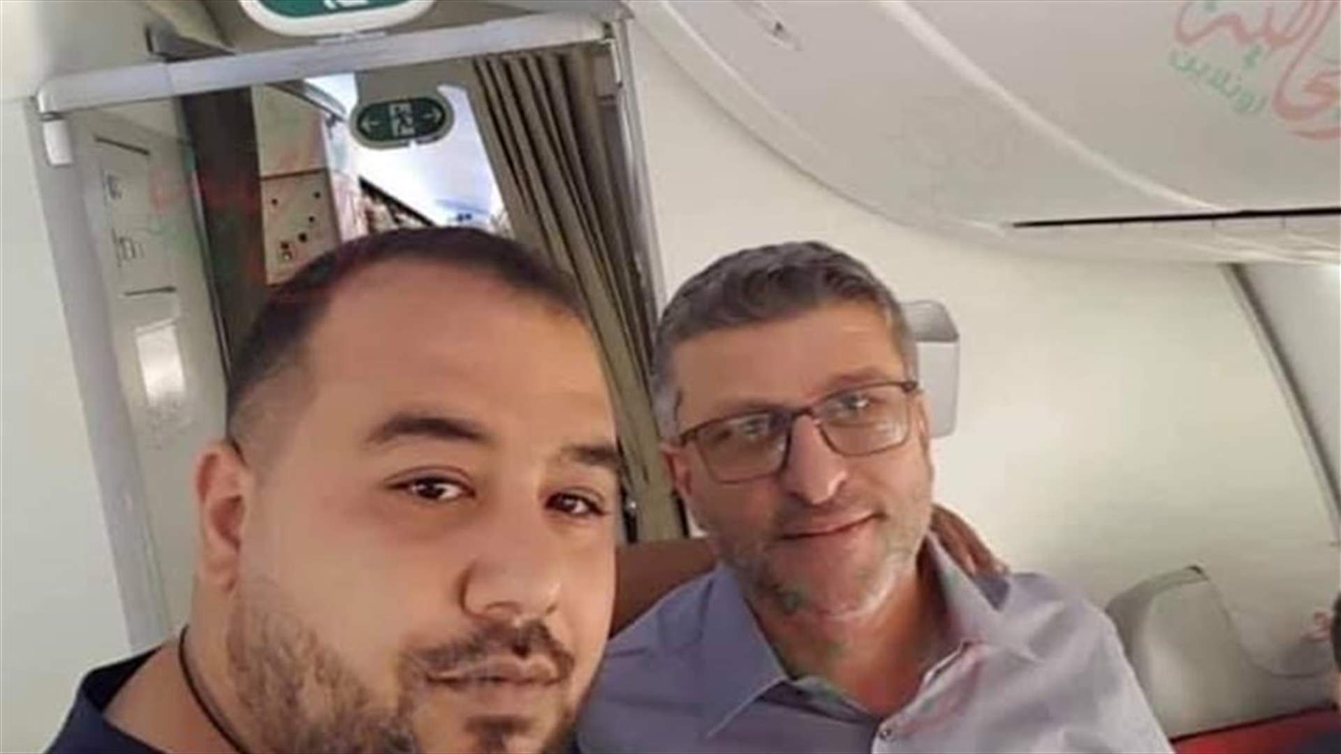 الصورة الأولى للبناني حسن جابر بعد الافراج عنه