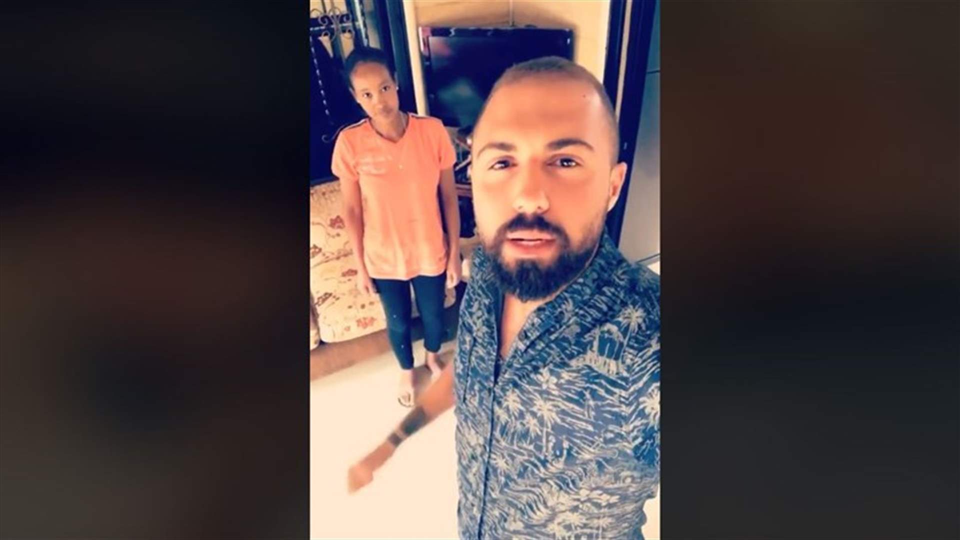 احتجاجا على "اختطاف" حسن جابر... لبناني "يخطف" العاملة الأثيوبية في منزله ثم يفرج عنها (فيديو)