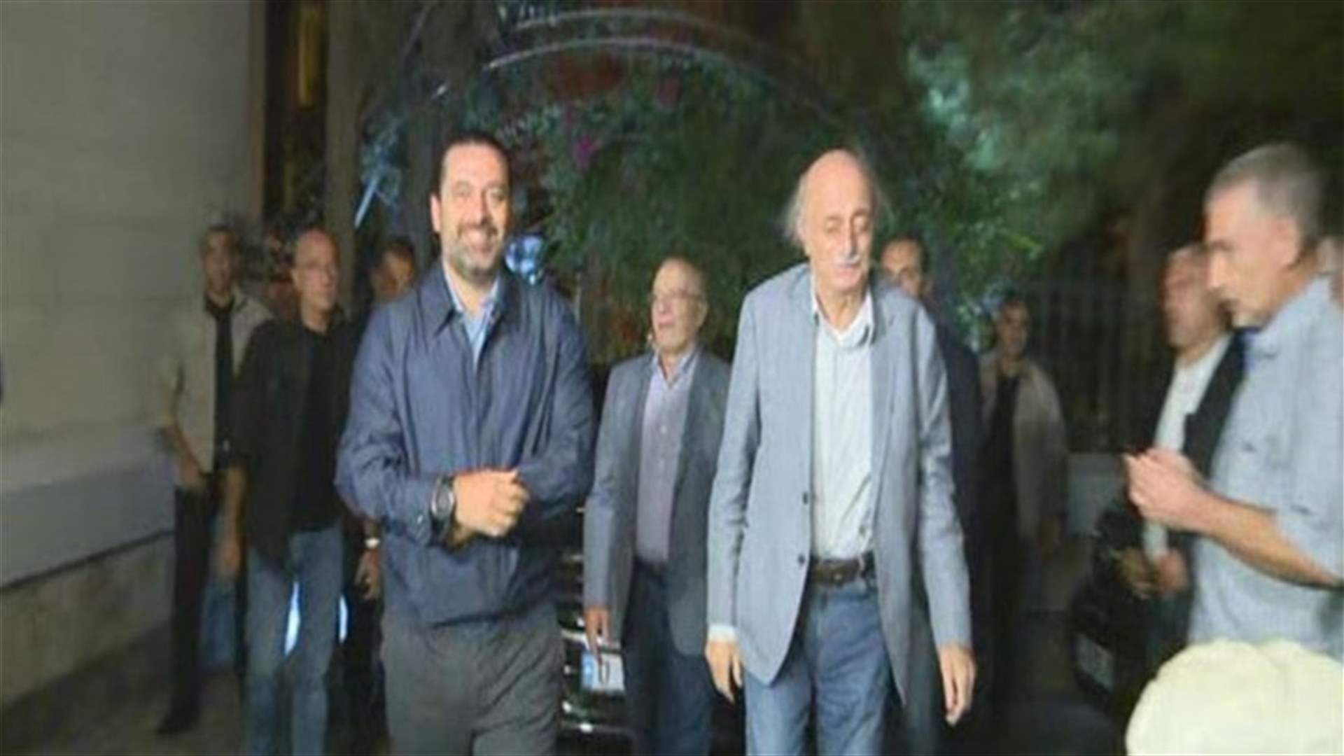 Hariri meets with Jumblatt in Clemenceau-[PHOTOS]
