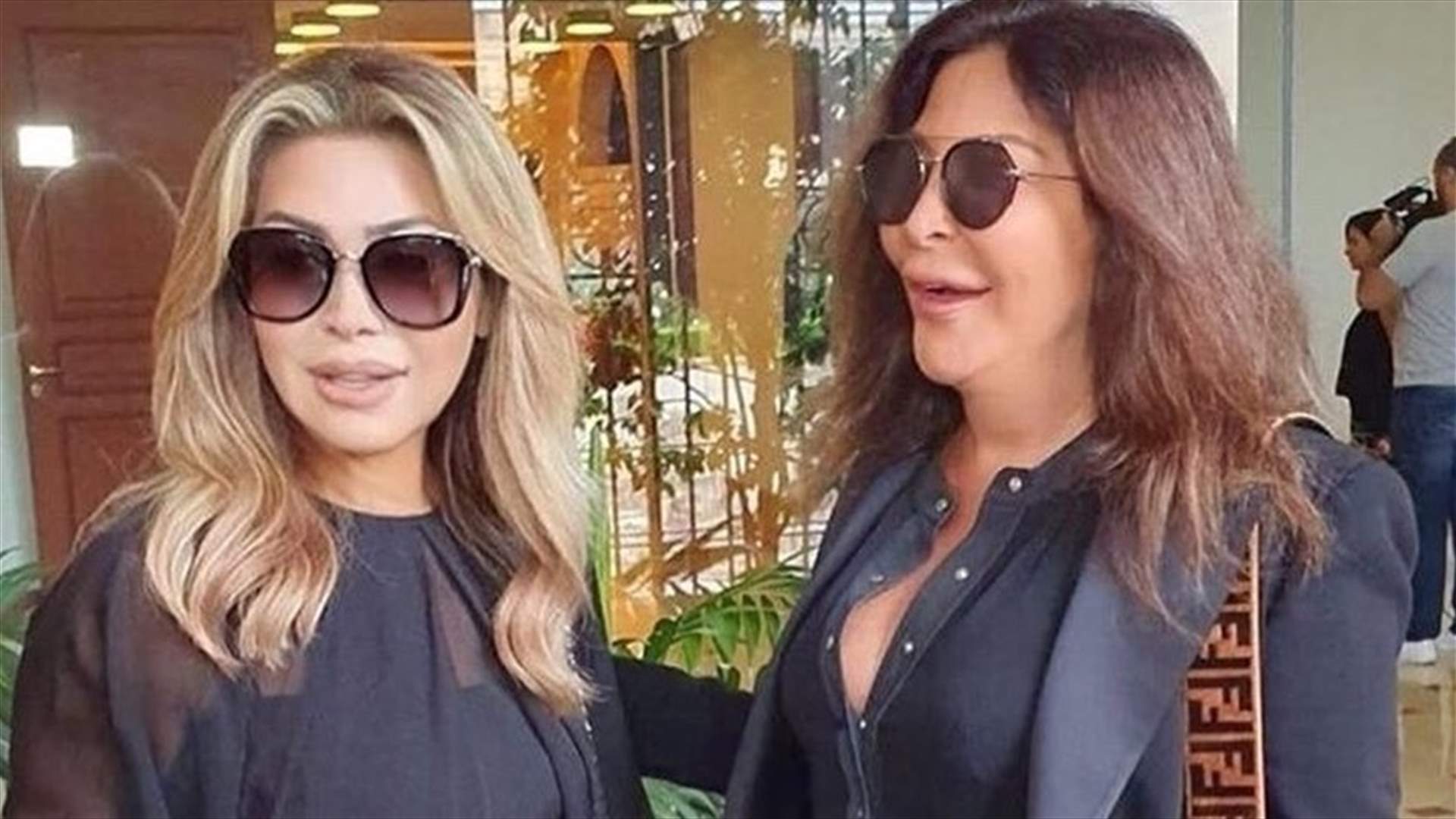 نوال الزغبي وإليسا في عزاء سيمون أسمر.. مصالحة أو لا خلاف؟ (صور)