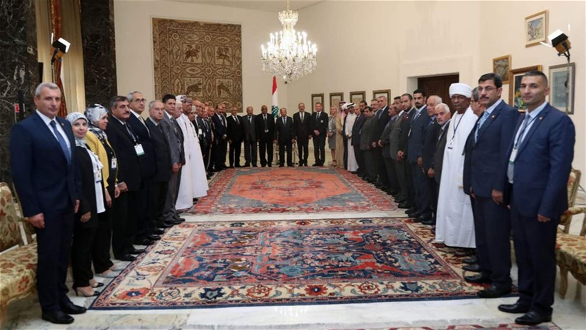 الرئيس عون: علينا اليوم العودة لحمل شعار القضية الفلسطينية وهي القضية الاساس