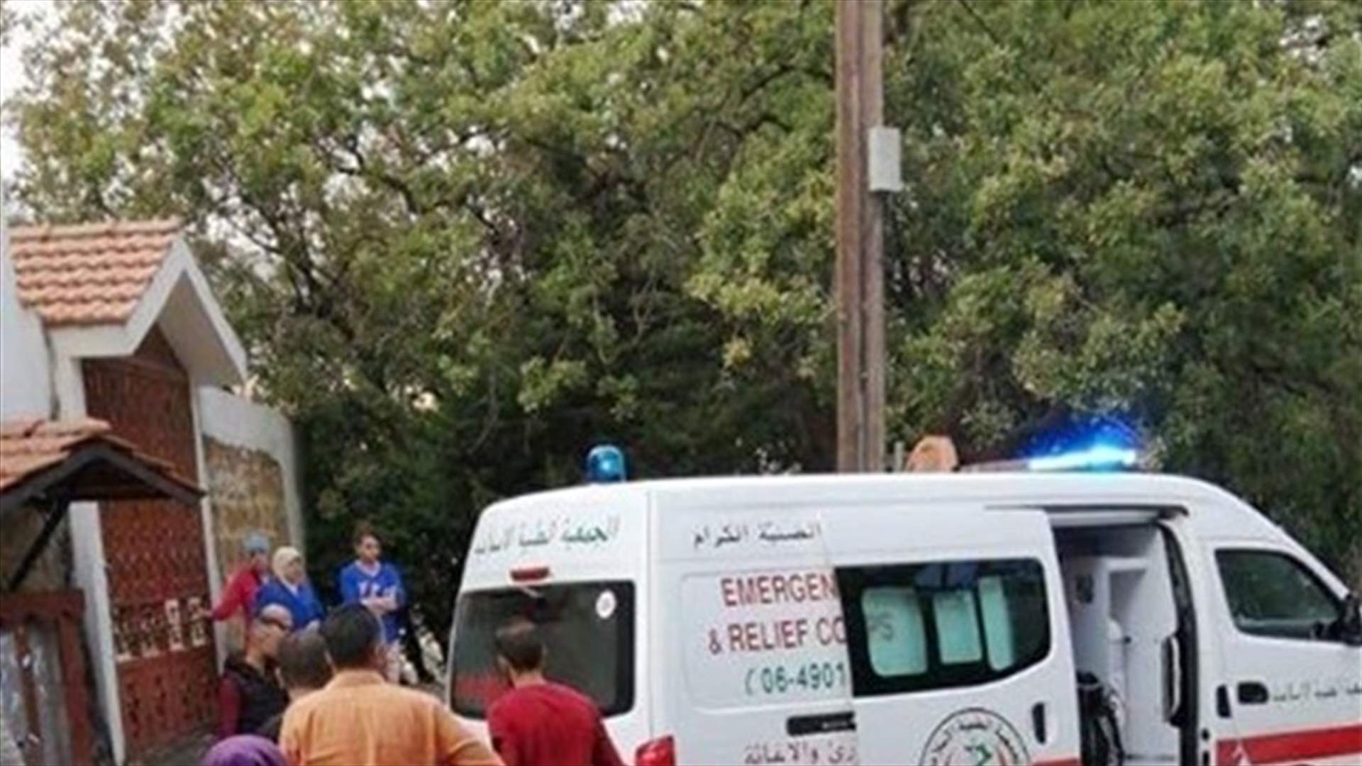 إصابة امرأة جراء سقوطها عن دراجة نارية في سير الضنية (صورة)