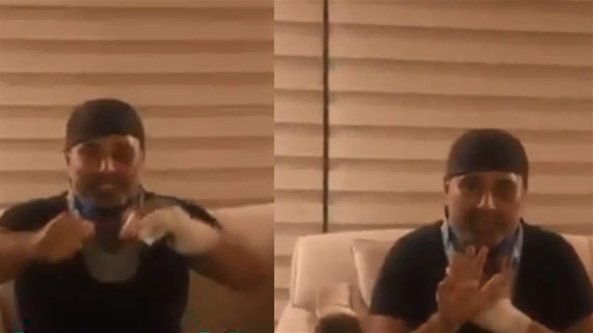 عاصي الحلاني يطلّ بوجه متورّم في فيديو: سأمتطي الحصان غداً