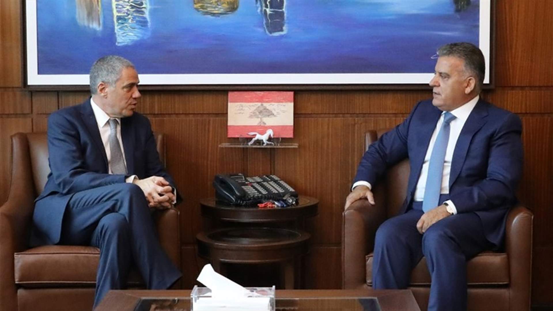إبراهيم إستقبل السفير الجديد للإتحاد الأوروبي في لبنان