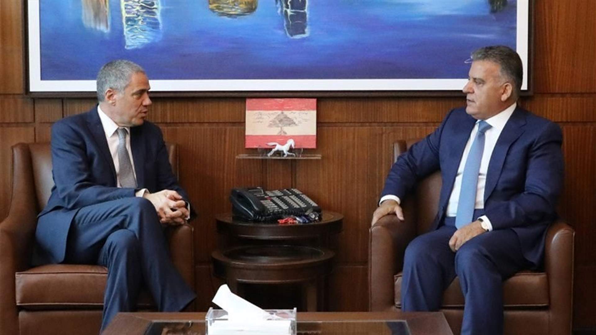 Ibrahim meets with new EU ambassador to Lebanon