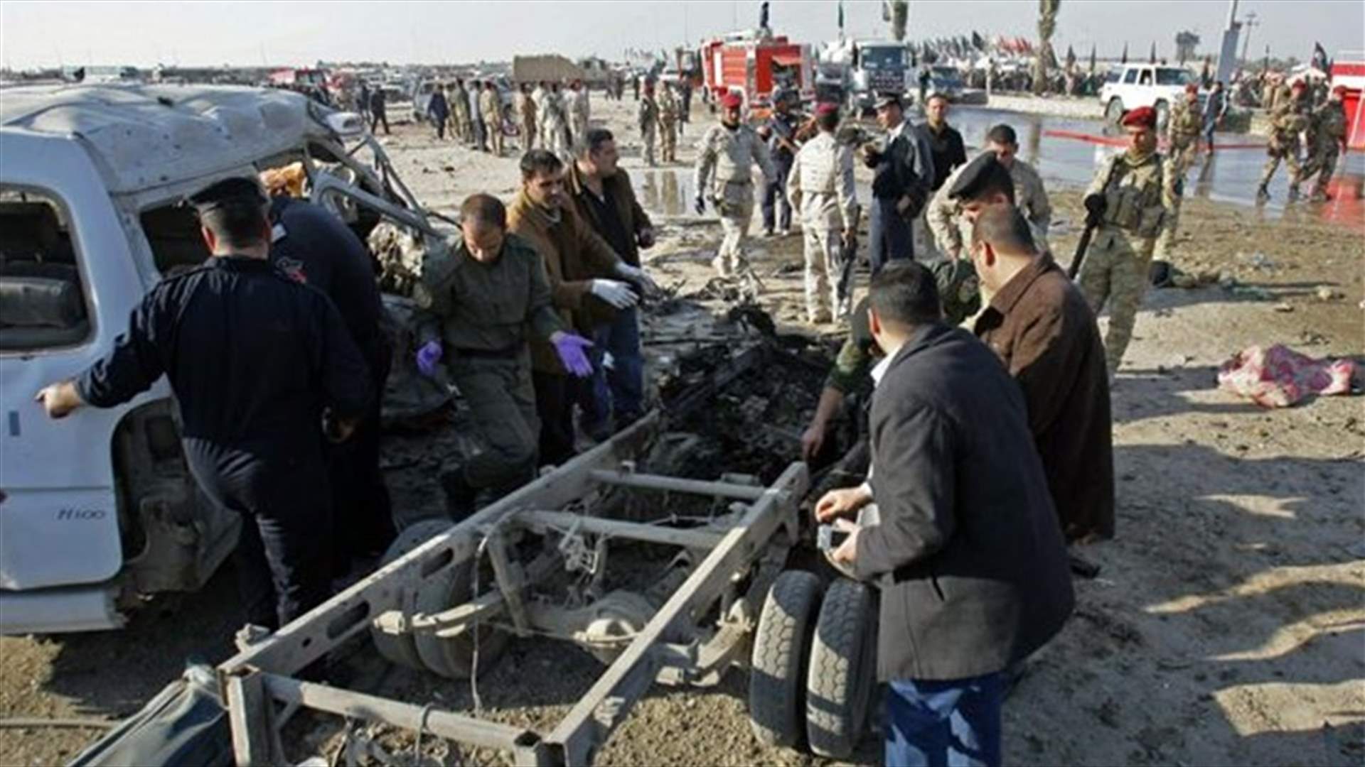 Bus bombing kills 8 people near Iraqi city of Karbala