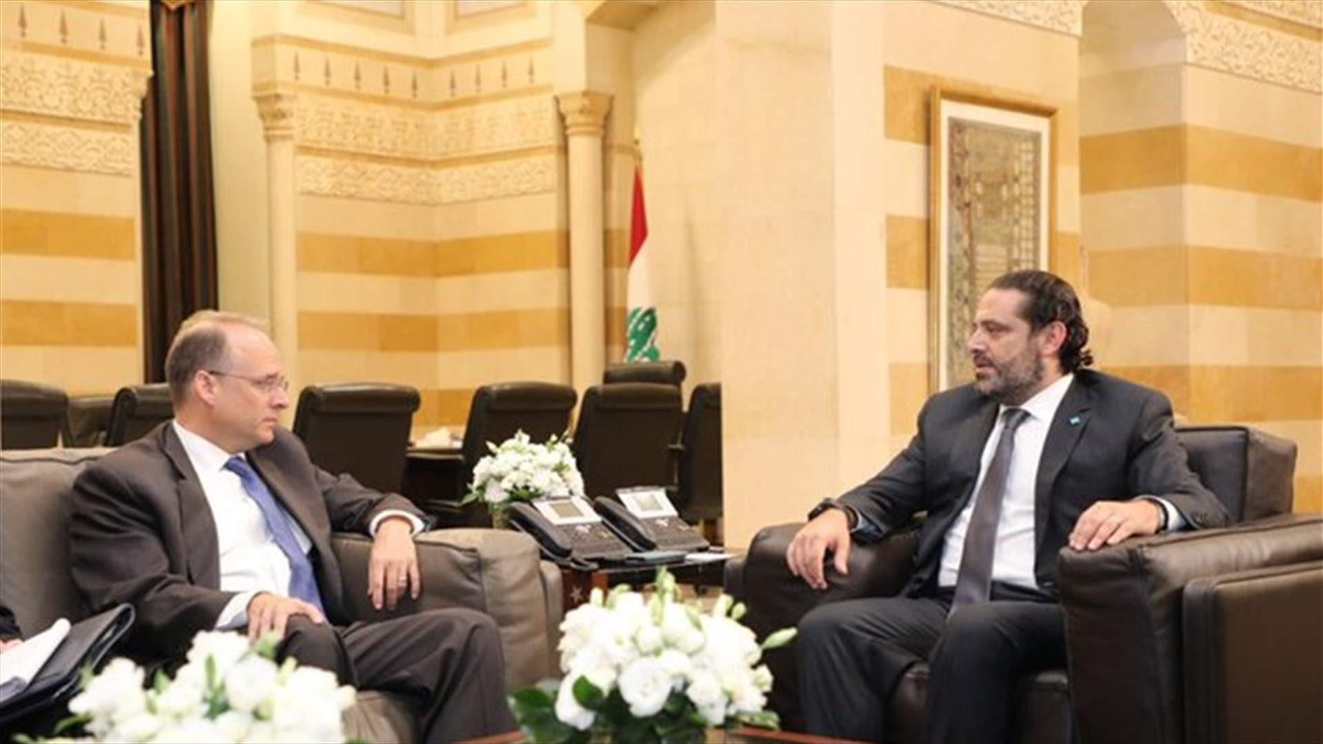 الحريري استقبل بيلنغسلي... وعرض للعلاقات المالية والاقتصادية