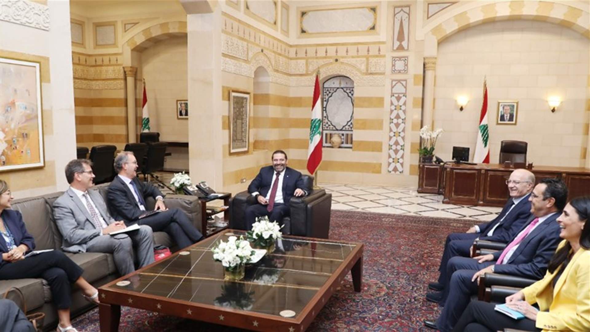 الوضع الاقتصادي بين الحريري ووفد من صندوق النقد الدولي