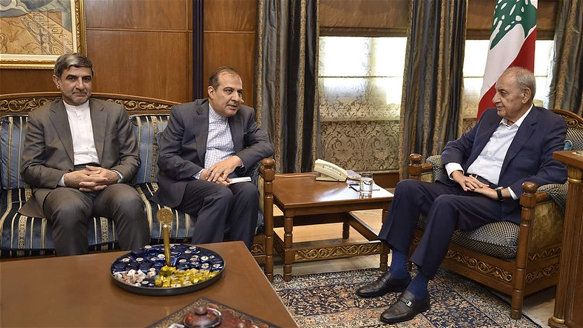 علي أصغر خاجي بعد لقائه بري: لتزخيم مستوى التشاور مع لبنان بما يتعلق بالأزمة السورية