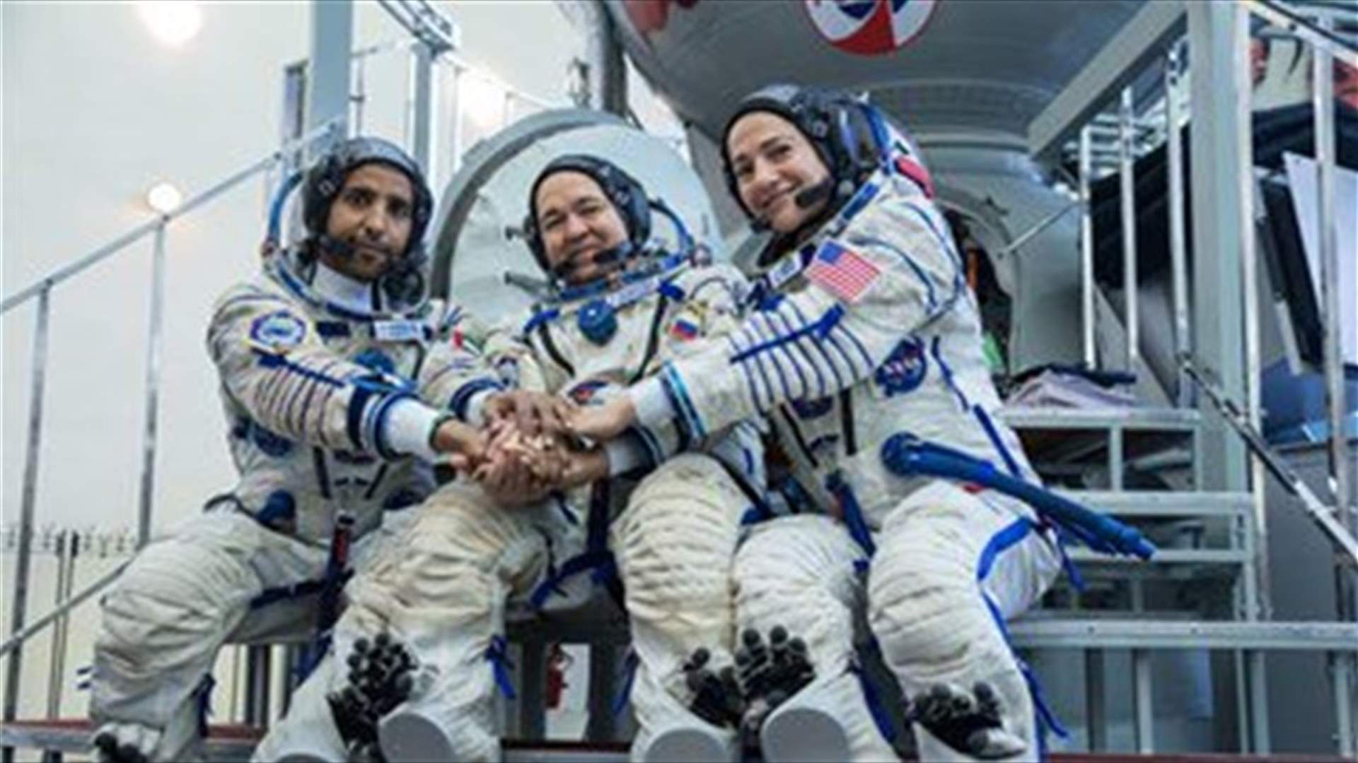 Russian spaceship with UAE astronaut blasts off into space