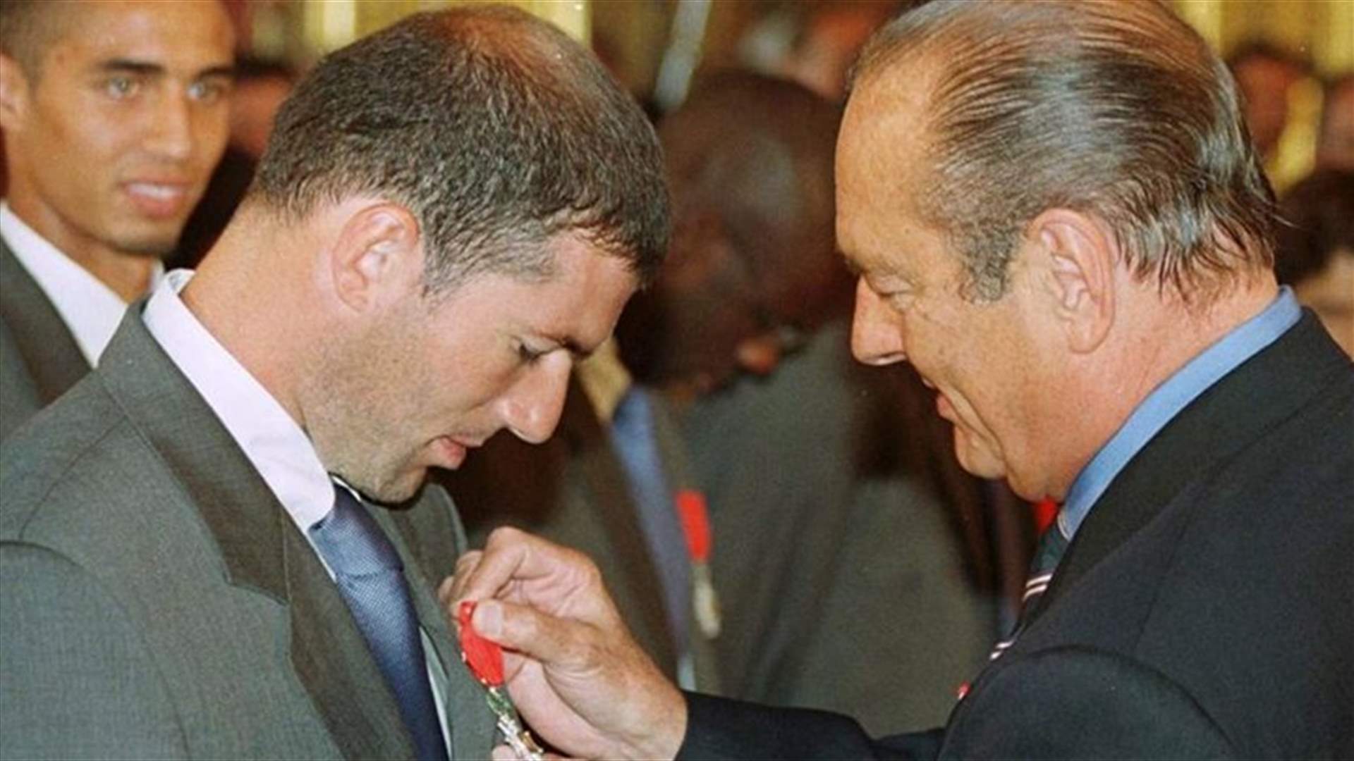 زيدان حزين برحيل شيراك