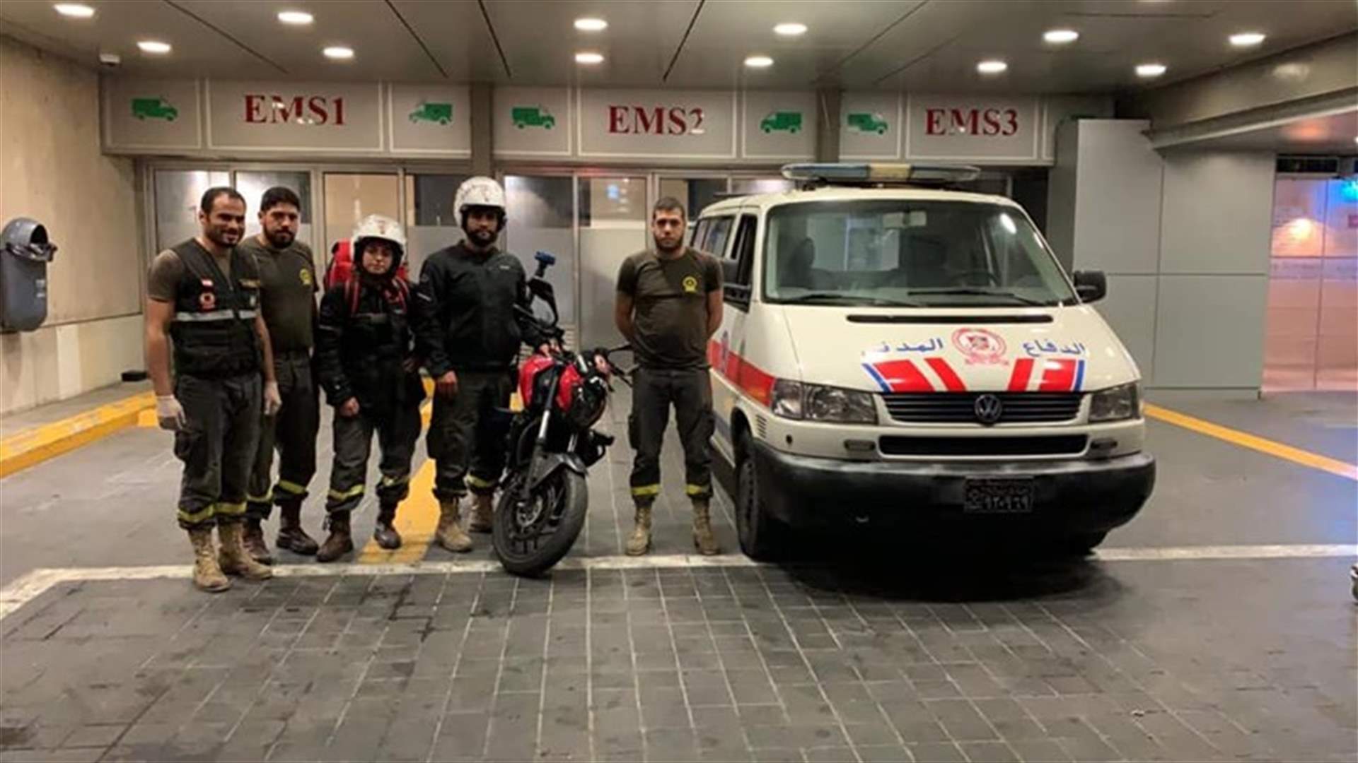 مواطنة تعرّضت لتوقف مفاجئ في القلب... والدفاع المدني تدخل بسرعة عبر Moto Ambulance