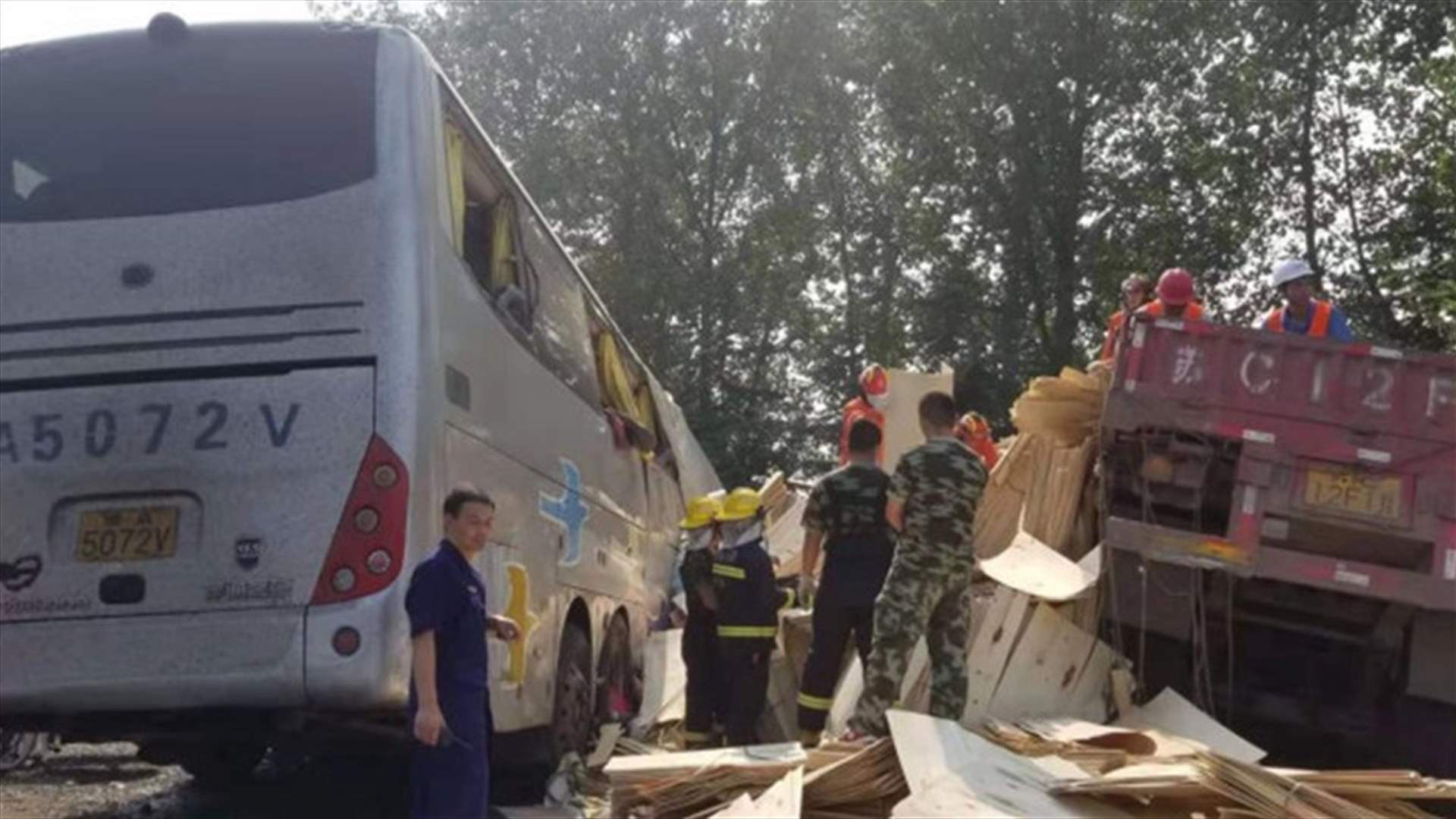 مقتل 36 شخصا وجرح 36 آخرين بحادث سير في الصين