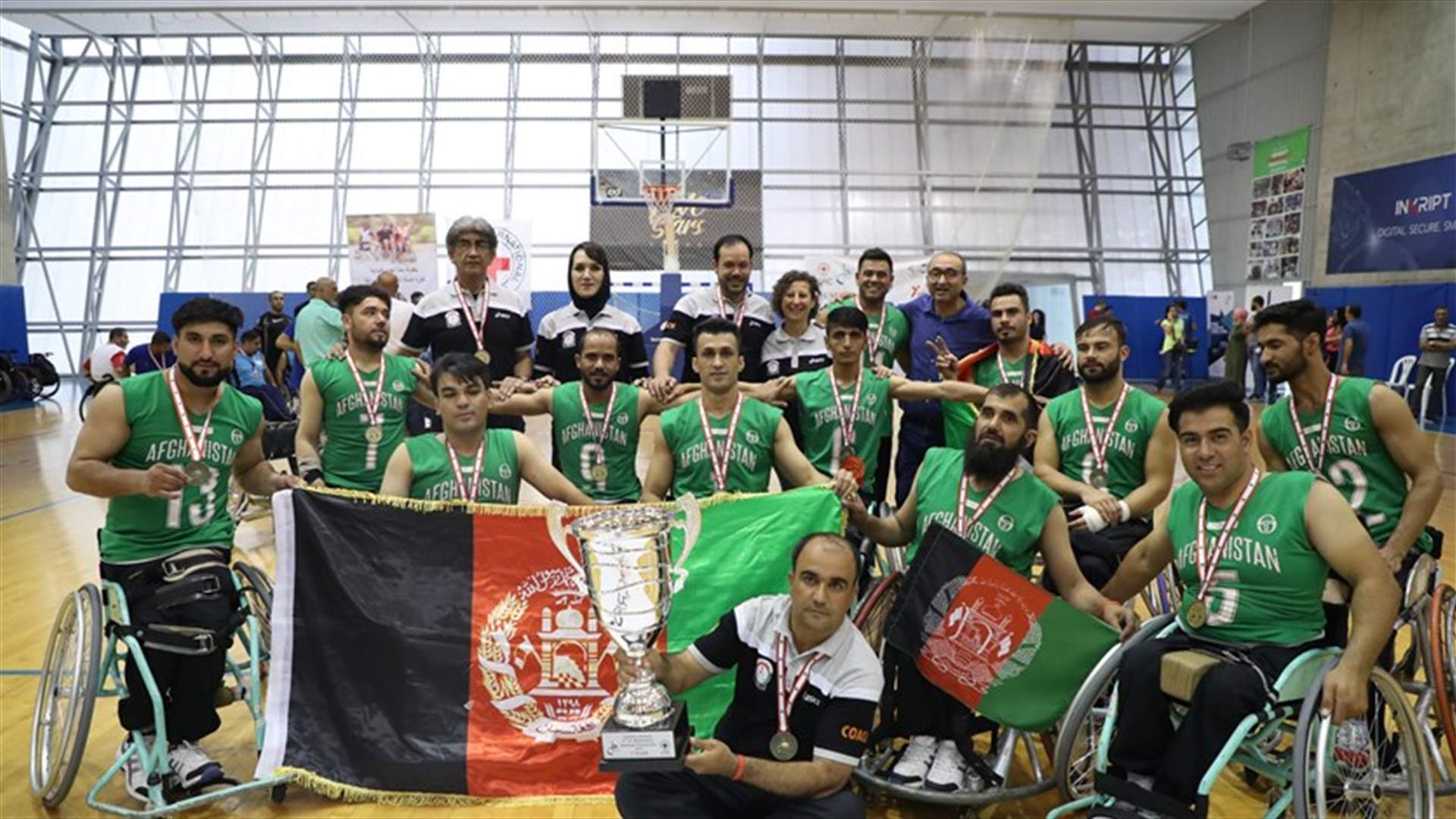 المنتخب الأفغاني يفوز ببطولة حنّا لحّود الدولية الثانية لكرة السلة للكراسي المتحرّكة (صور)