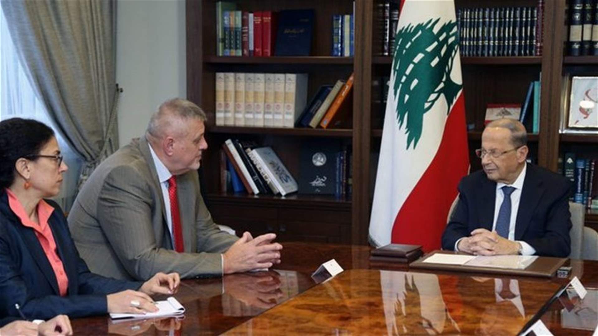 Aoun meets with UN’s Kubis and delegation from American Task Force for Lebanon