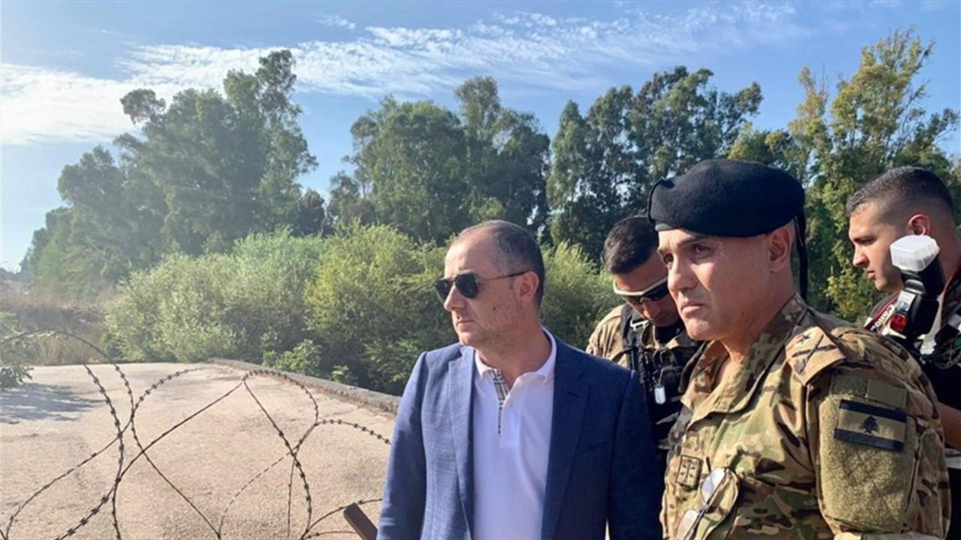 بوصعب يستهل جولته العكارية من شدرا... ويطلع على آليات سد ثغرات التهريب