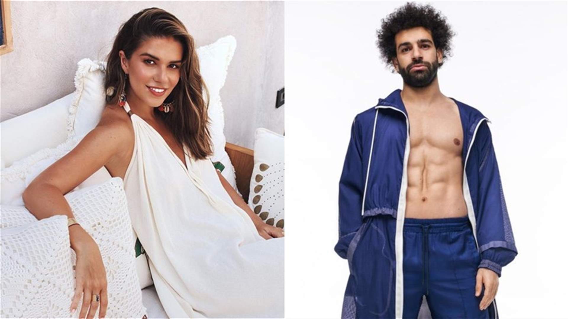 لارا اسكندر برفقة "الملك" محمد صلاح