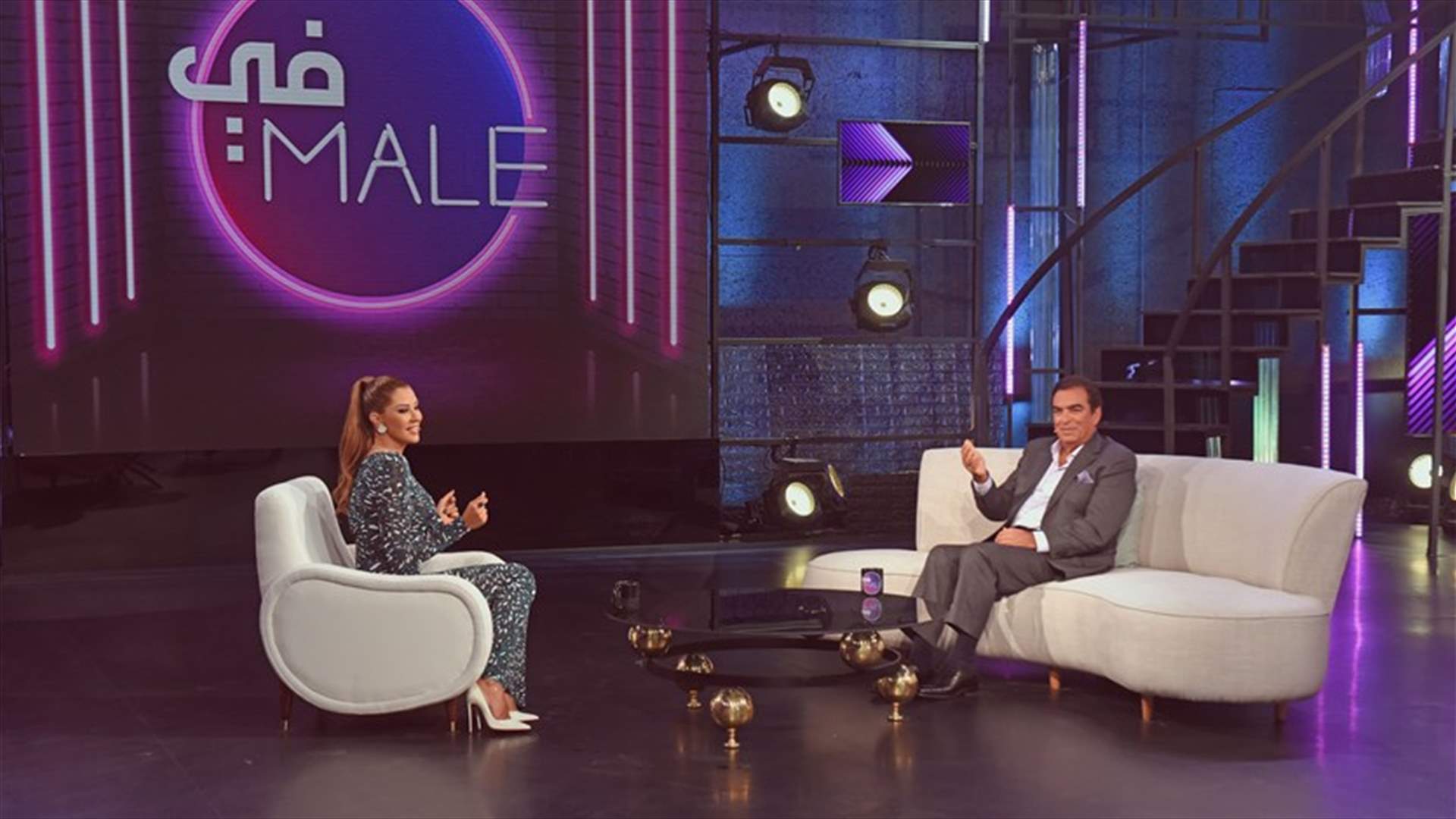 جورج قرداحي ضيف كارلا حداد في &quot;في Male&quot; هذا الجمعة