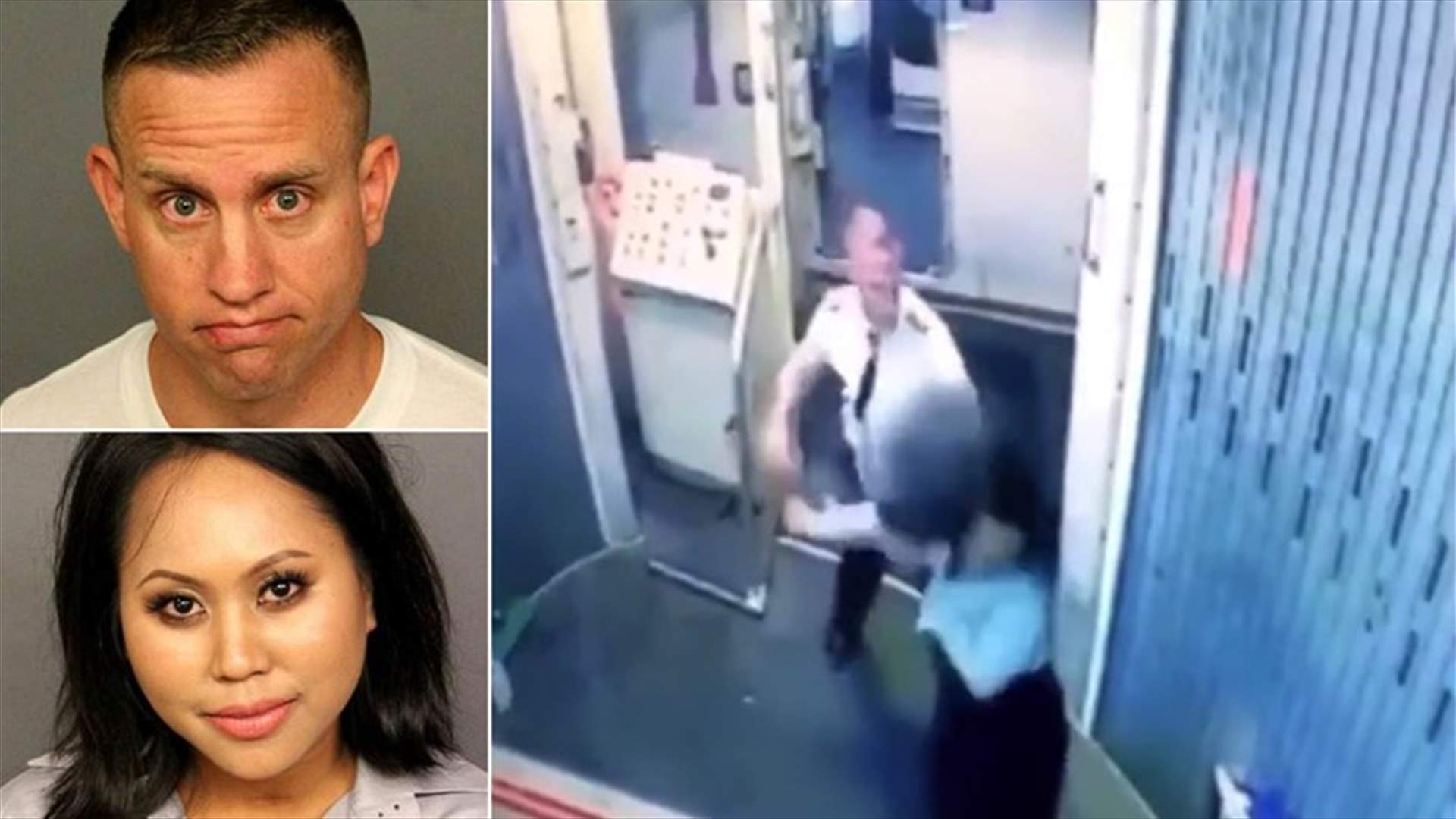 عراك عنيف بين طيّارٍ ومضيفة على متن طائرة