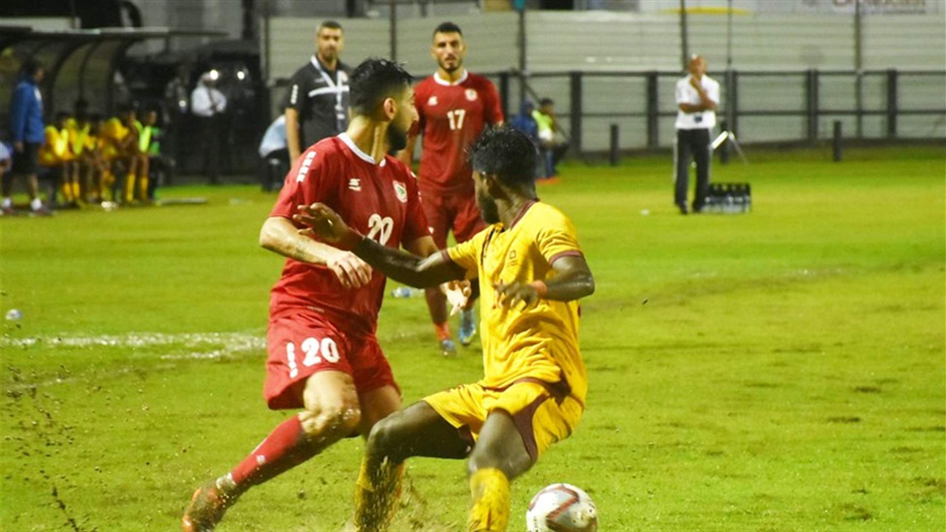 فوز منتخب لبنان على سريلانكا (فيديو)