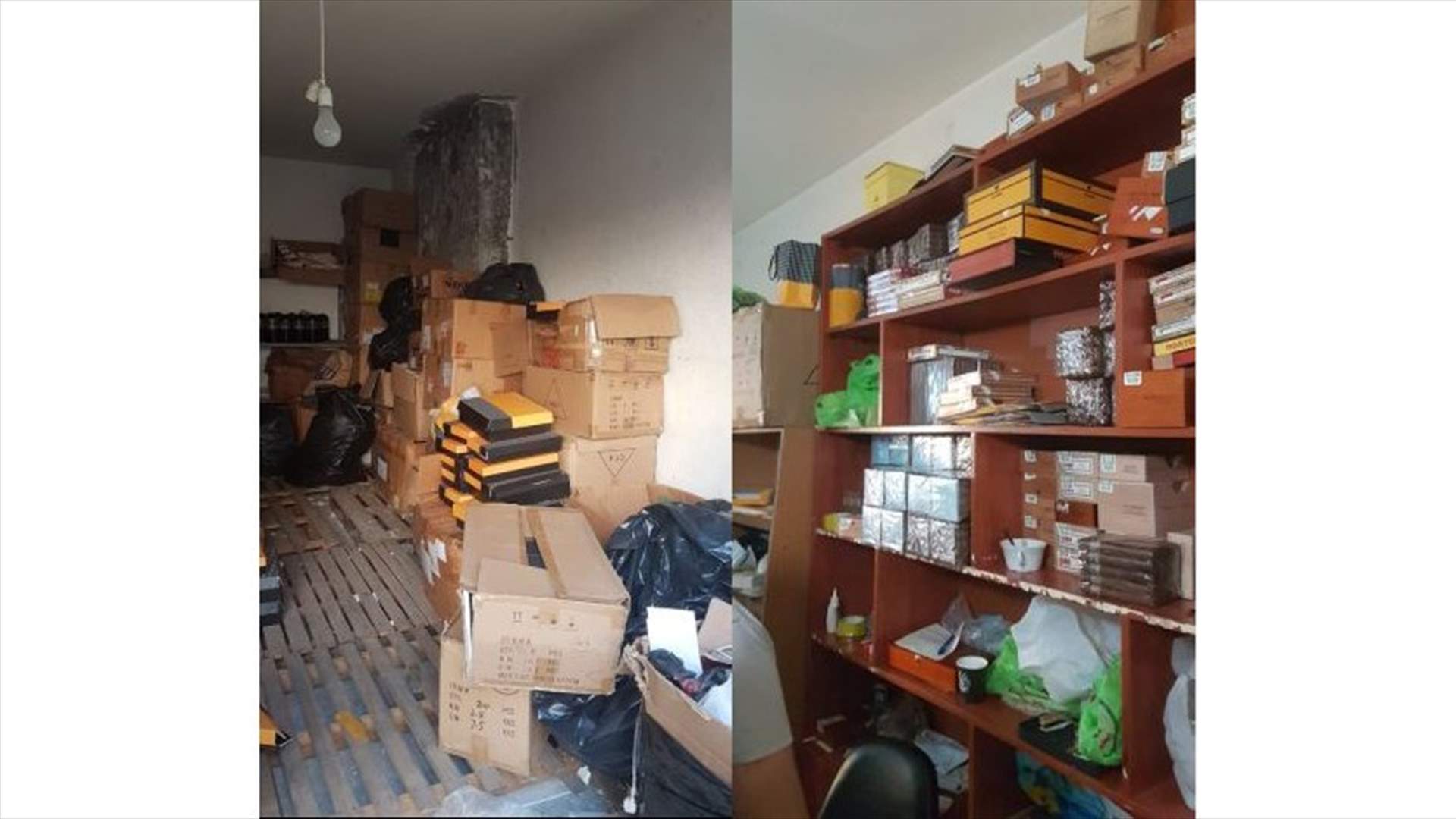 "الريجي" ضبطت منتجات تبغية مهرّبة في الضاحية الجنوبية