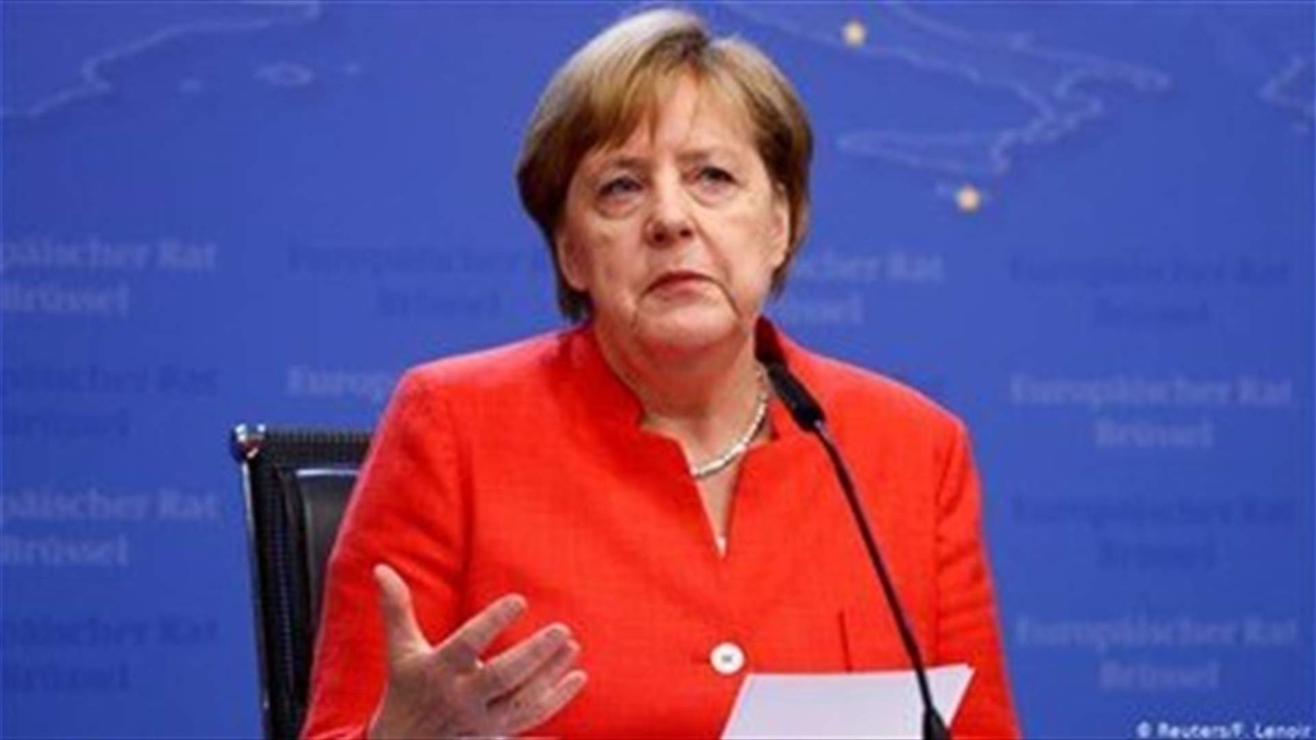 I've urged Turkey to end its operation in northern Syria, Merkel says