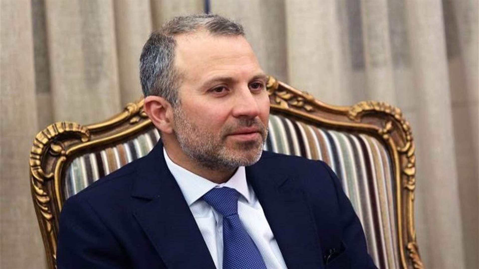 Minister Bassil to make a statement at 4:30 pm from Baabda palace