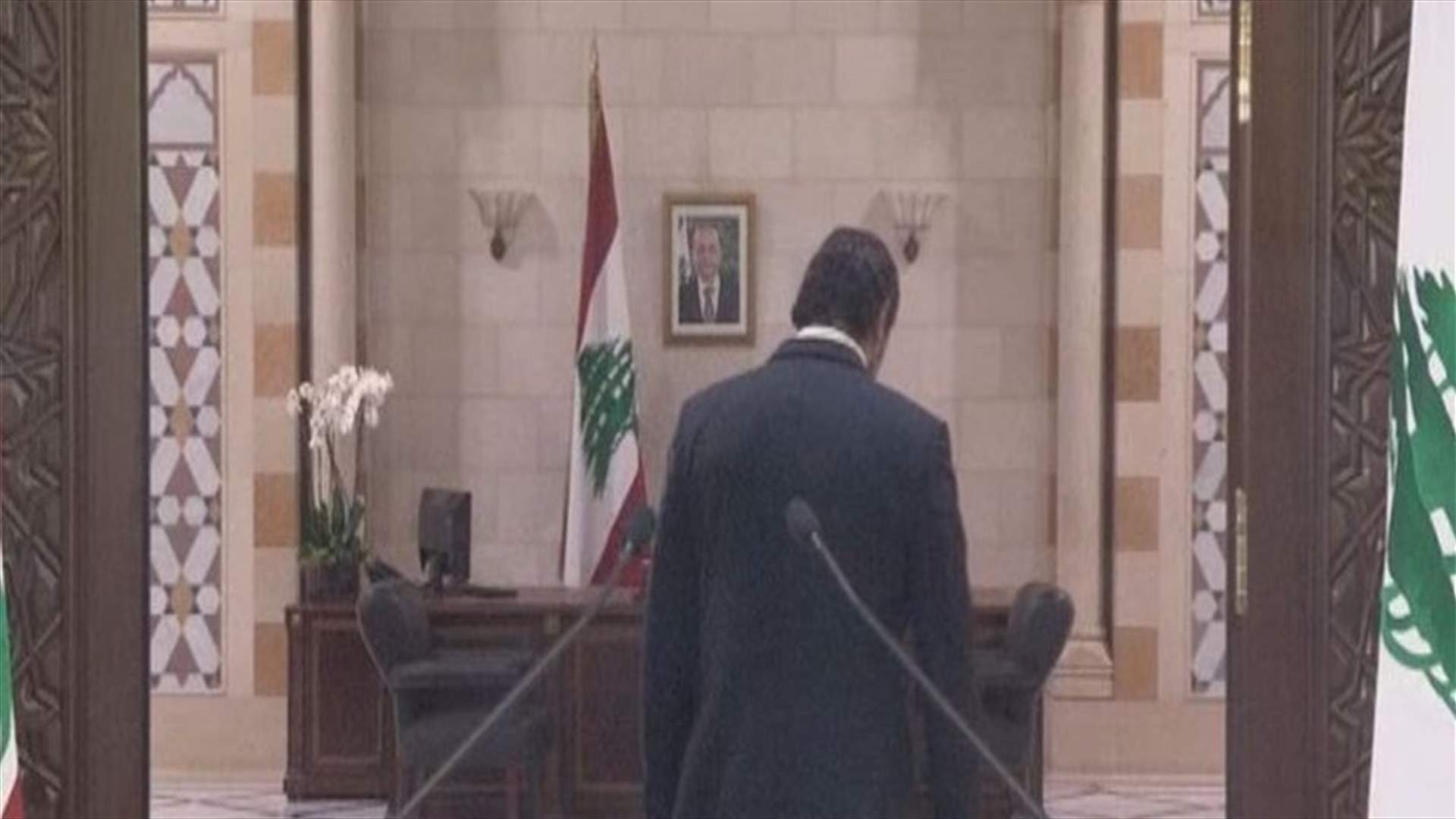 تغريدة للحريري بعد انتهاء كلمته...