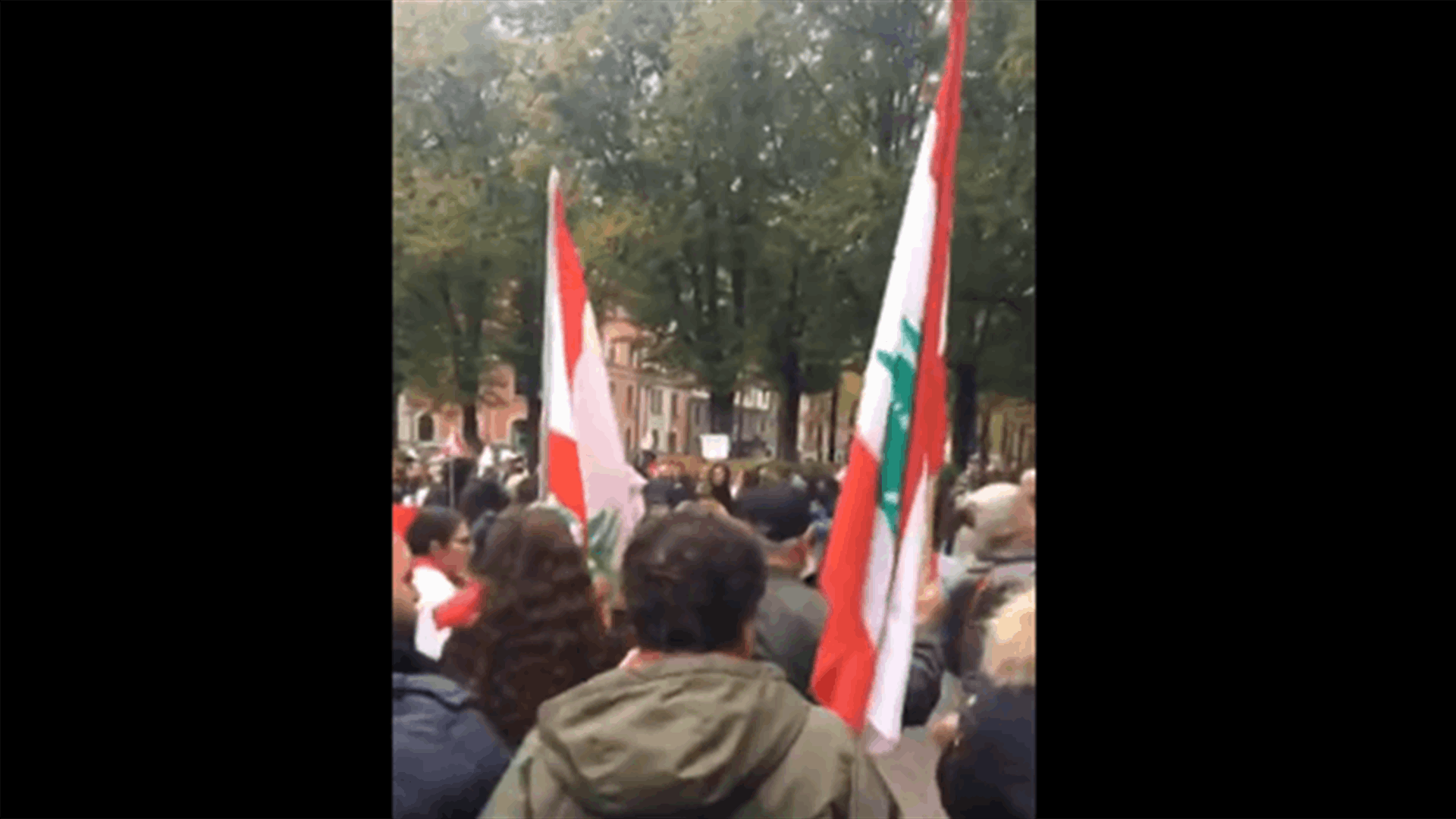 تضامن مع لبنان من السويد (فيديو)