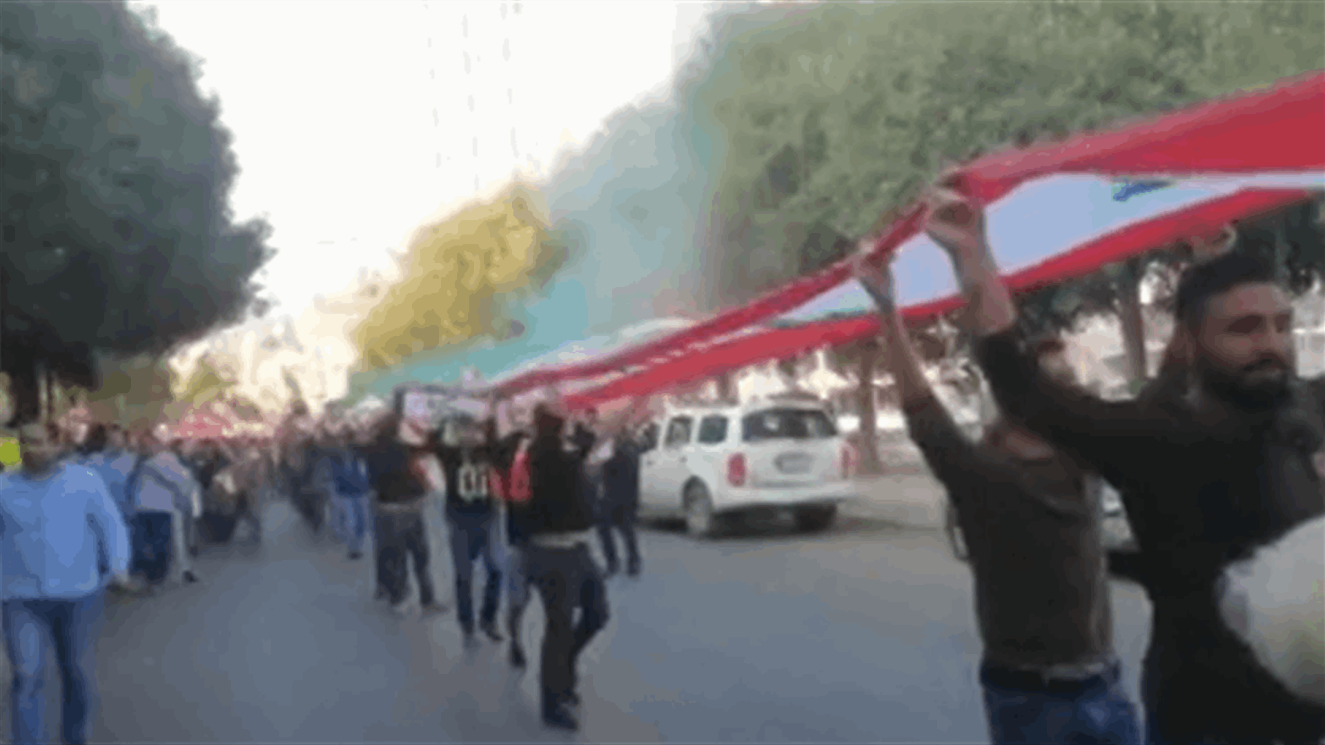أجواء احتفالية في تظاهرات زحلة (فيديو)