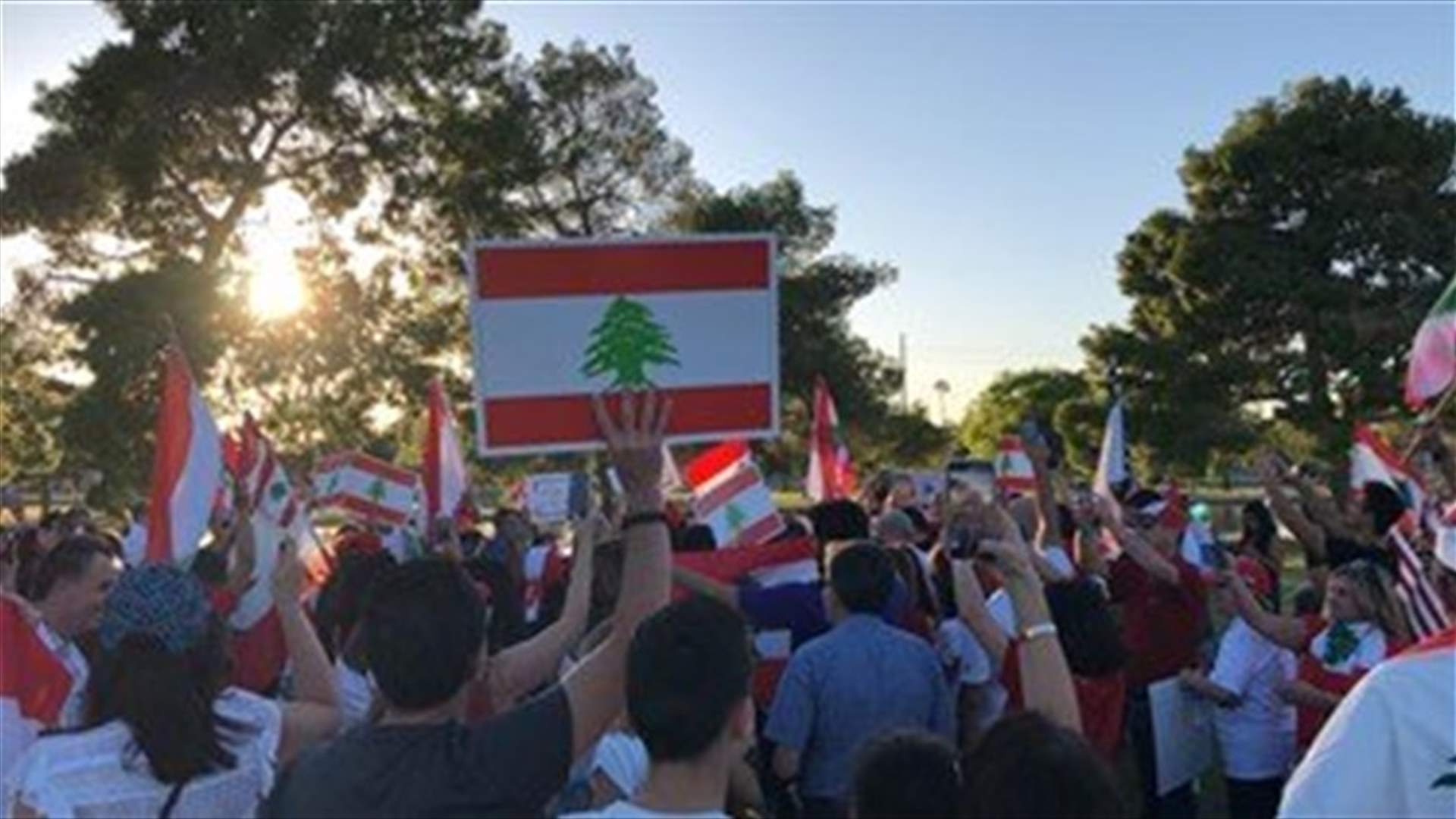 Lebanese expatriates in US Arizona show solidarity with Lebanon’s protests-[VIDEO]