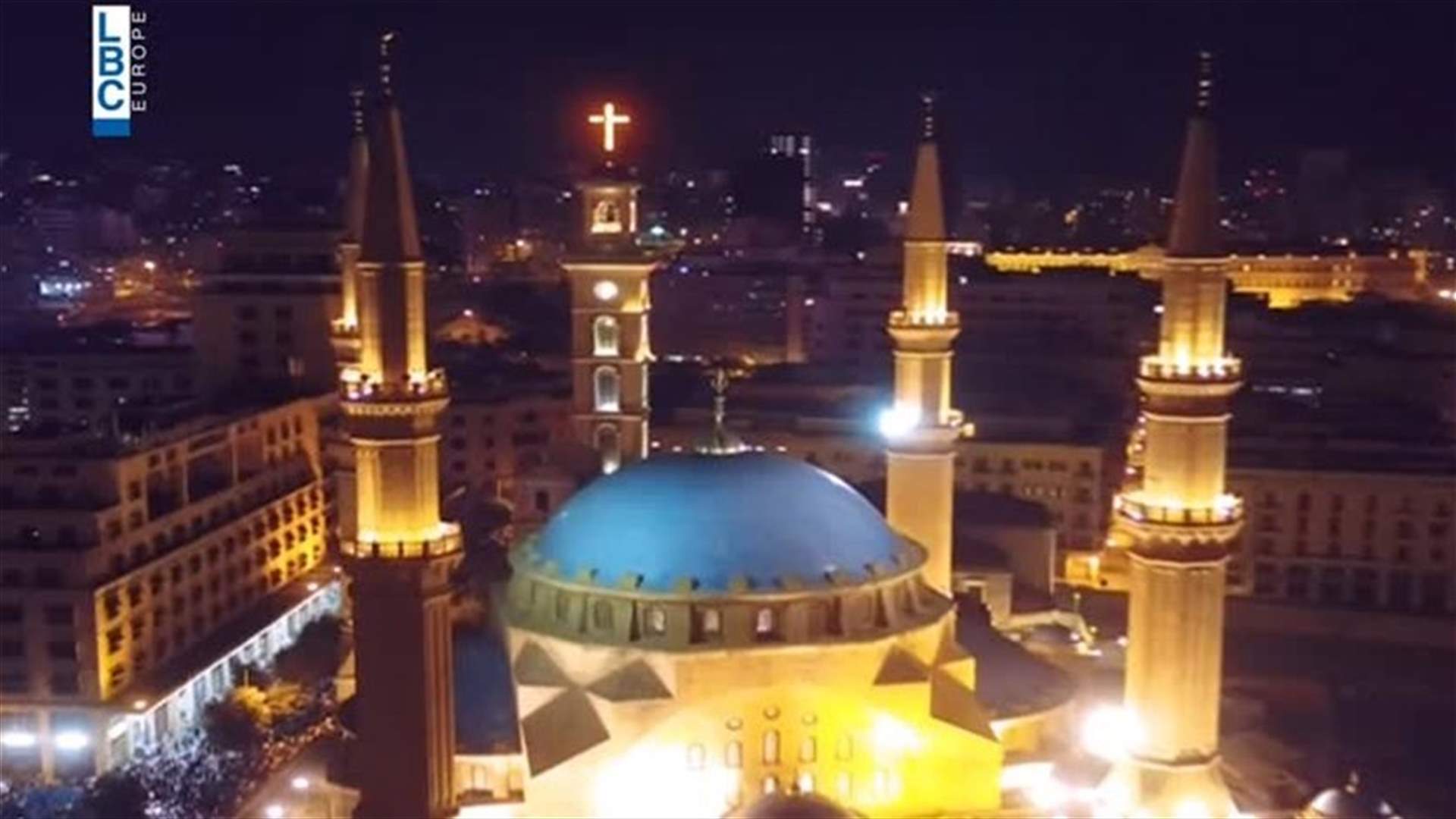 Aerial footage captures beauty of Beirut protest-[VIDEO]