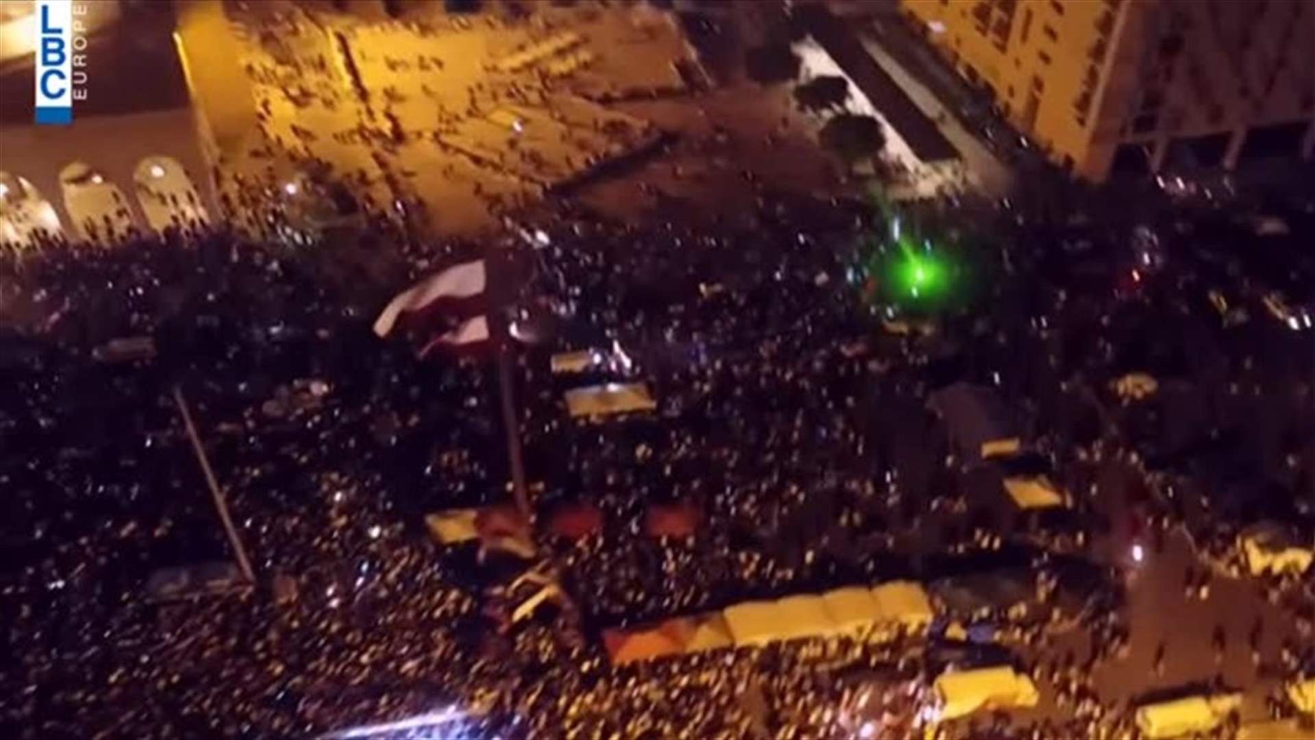 أجواء التظاهرات حول لبنان في اليوم الخامس