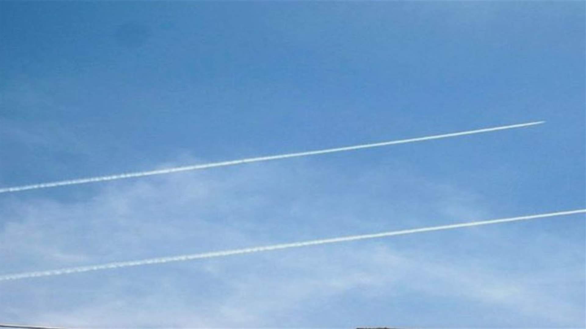 تحليق للطيران الاسرائيلي في اجواء منطقة صيدا