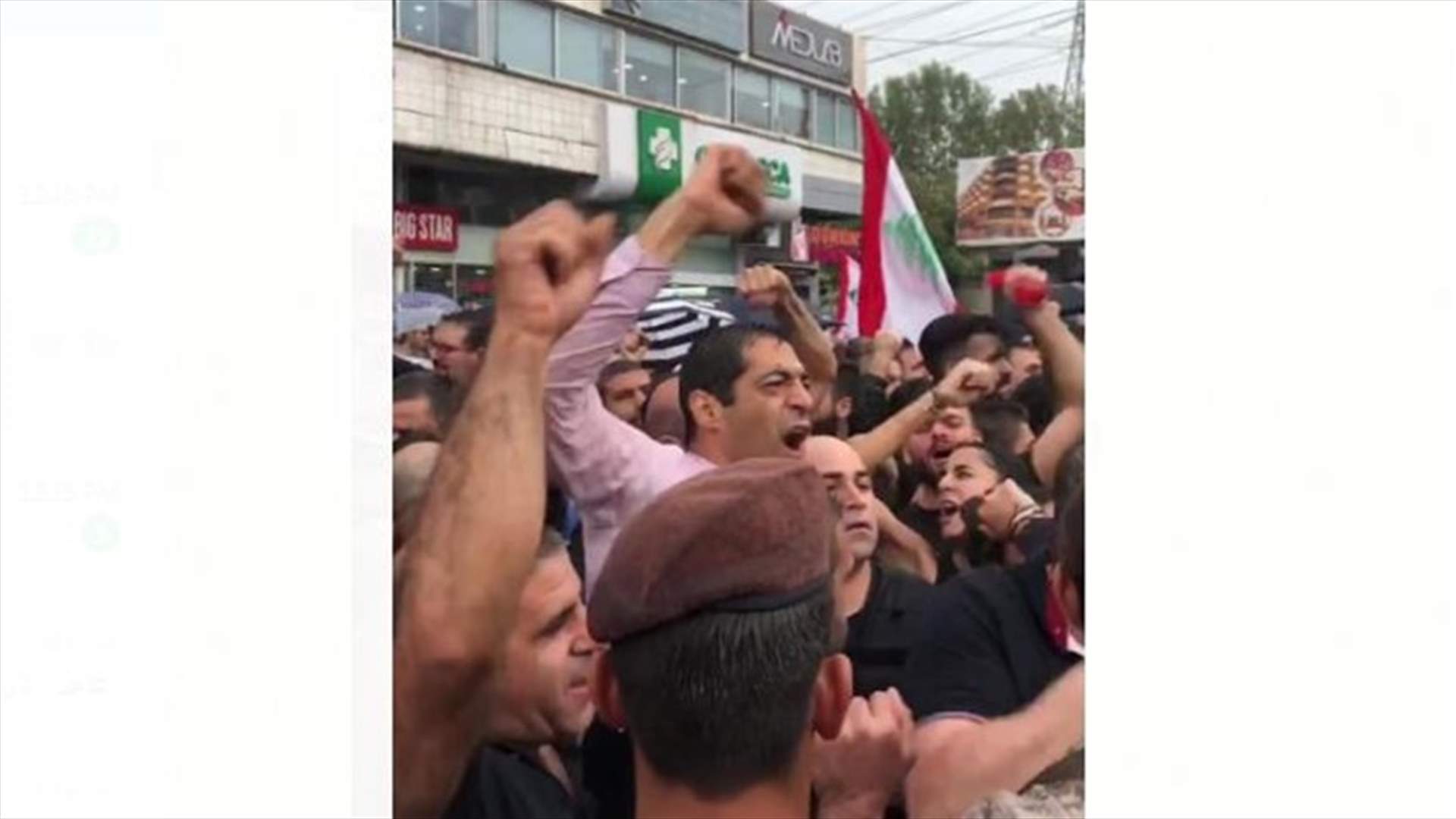 النائب الياس حنكش ينضم الى المتظاهرين في الزوق (صور)