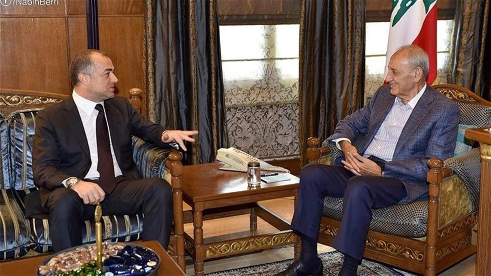 Bou Saab meets with Berri, says did not order the army to reopen roads by force