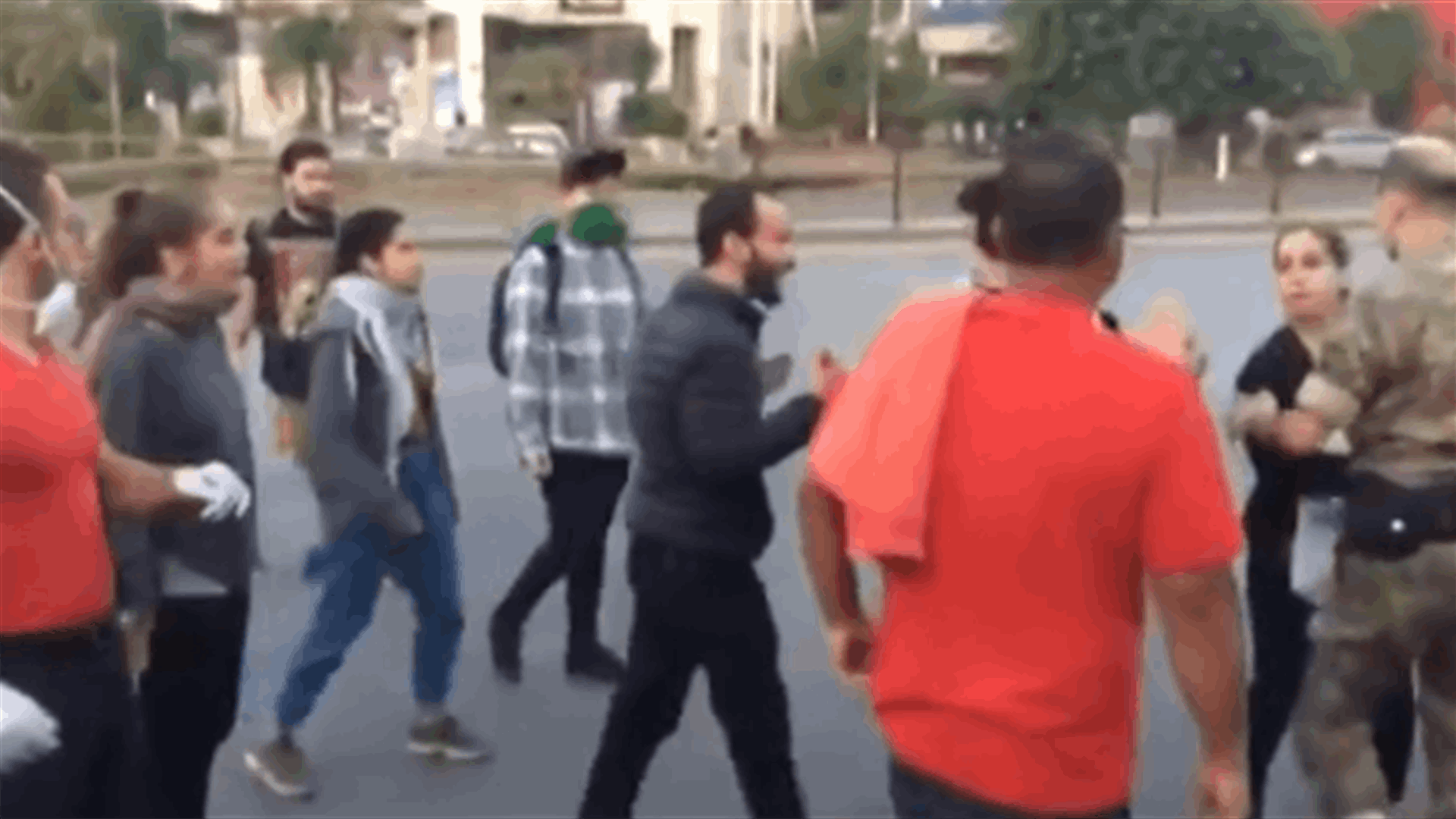Army issues statement about video of soldier attacking female protester in Furn Chebbak  ​