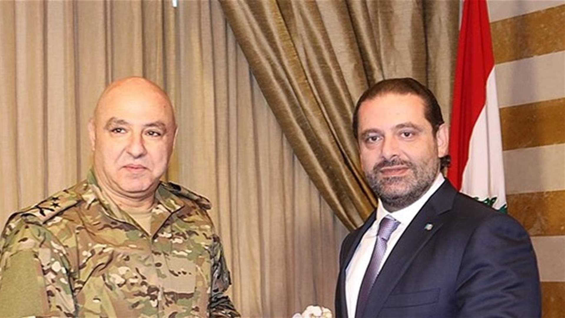 Hariri calls LAF commander after al-Baddawi incident