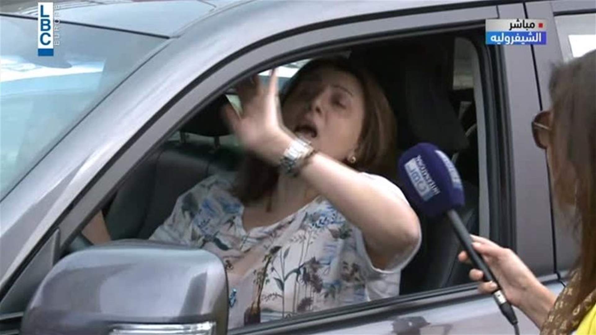 Dispute breaks out between protesters and commuters in Beirut-[VIDEO]