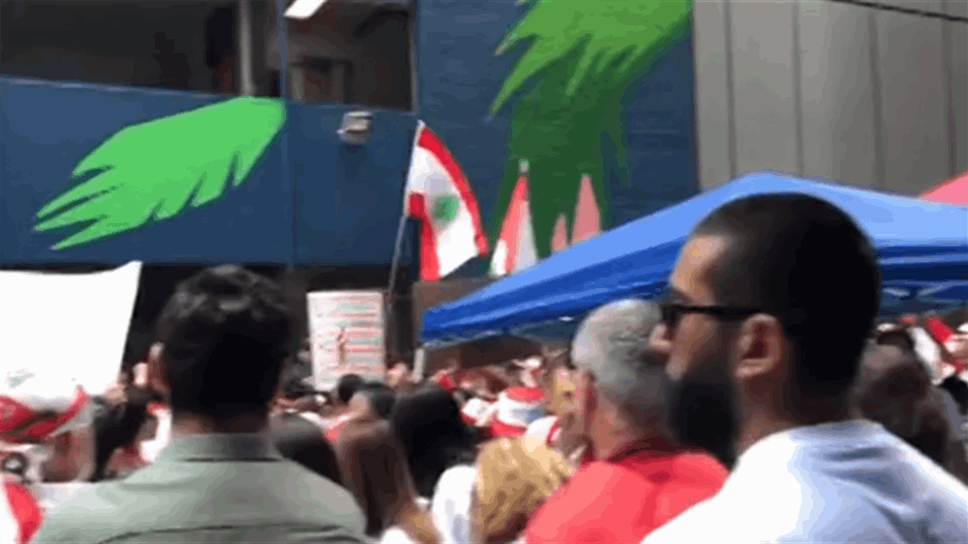 Lebanese in Los Angeles stand in solidarity with Lebanon (Videos)