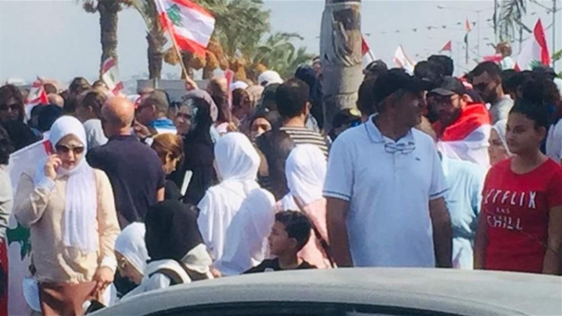 الحراك المدني في صور أعلن تعليق اعتصامه مع الابقاء على الجهوزية