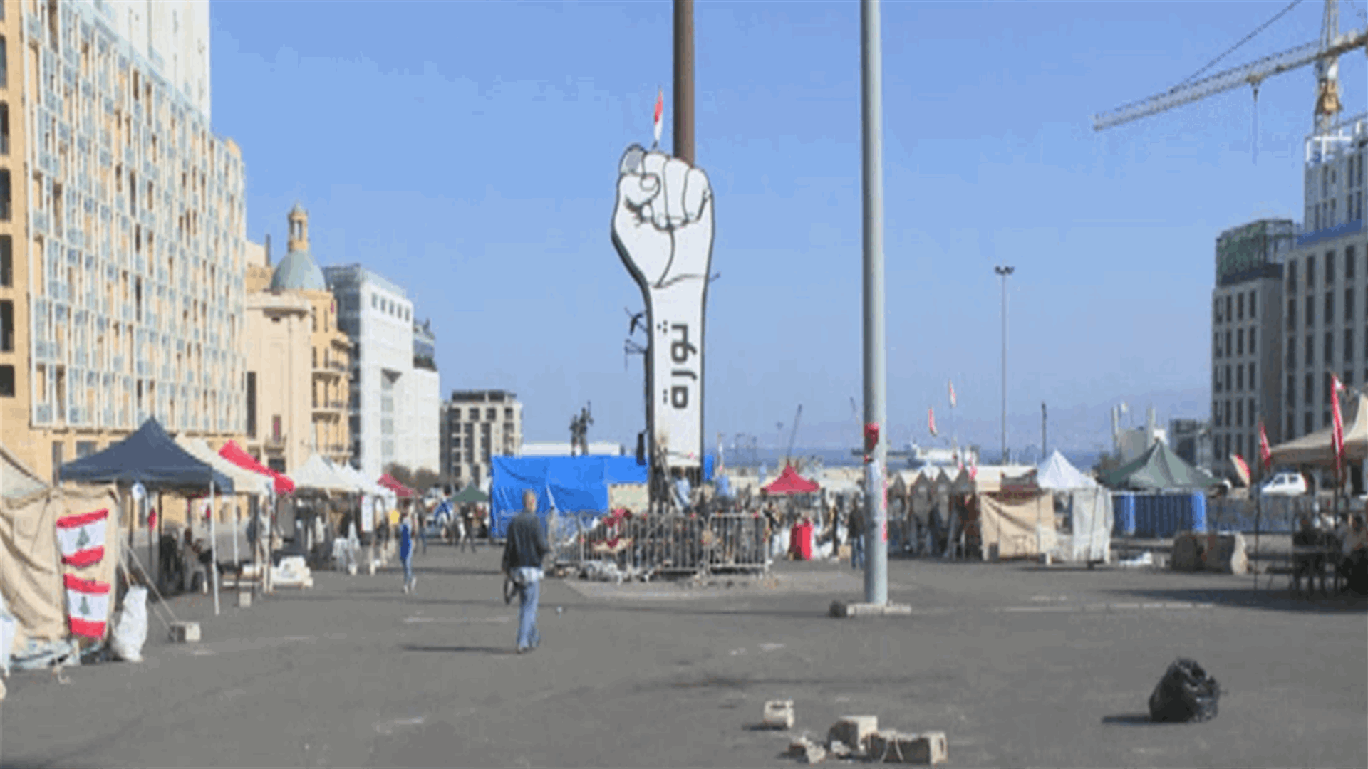 Calm prevails in Riad al-Solh and Martyrs’ squares