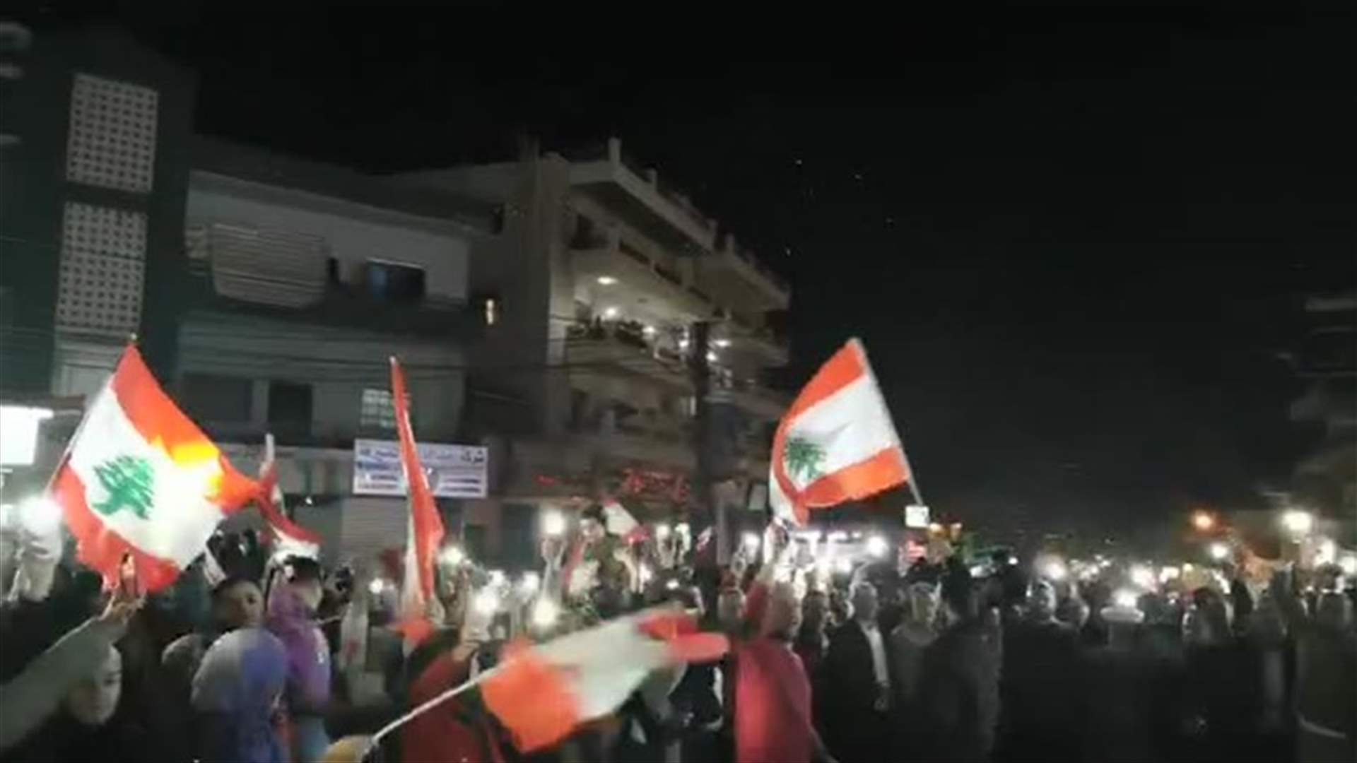 Protesters gather in Majdel Anjar-[VIDEO]
