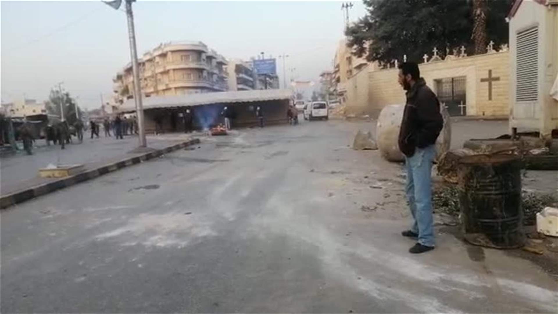 إعادة فتح طريق سعدنايل تعلبايا (فيديو)