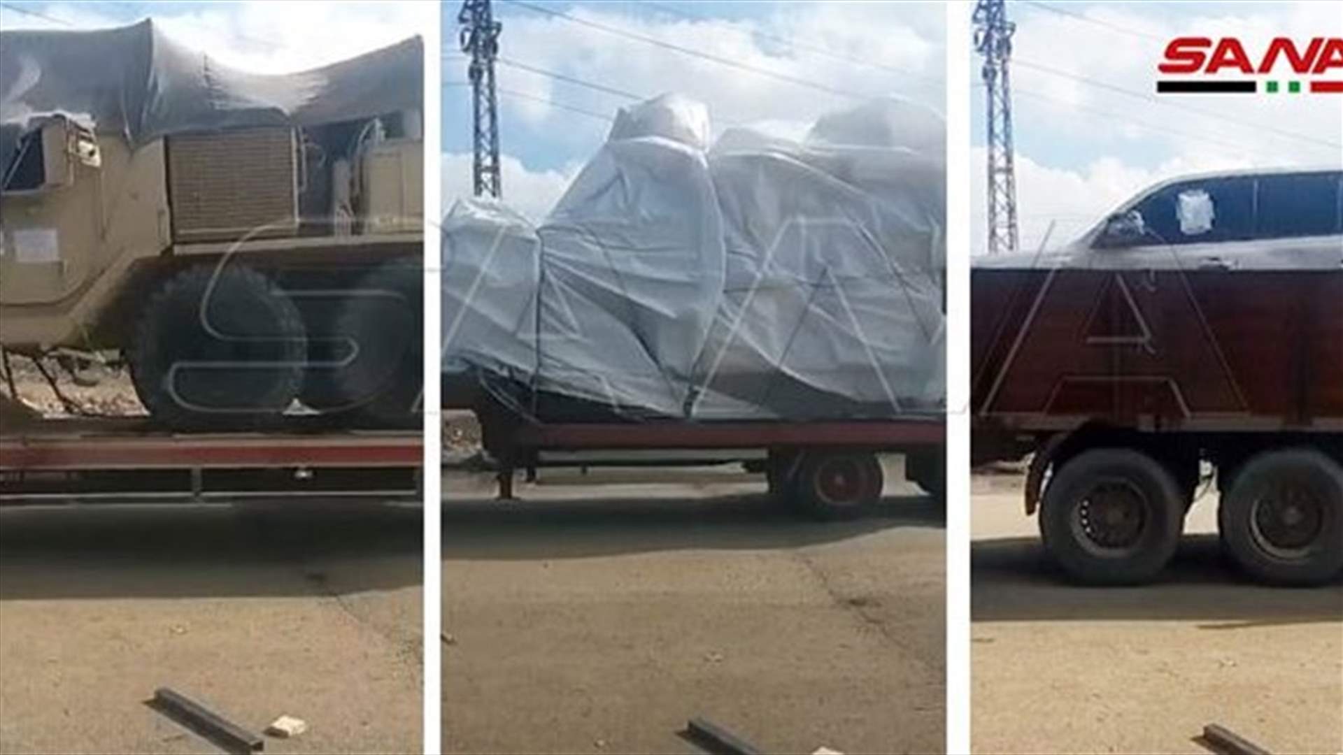 سانا: شاحنات محملة بآليات عسكرية اميركية تغادر الأراضي السورية إلى العراق