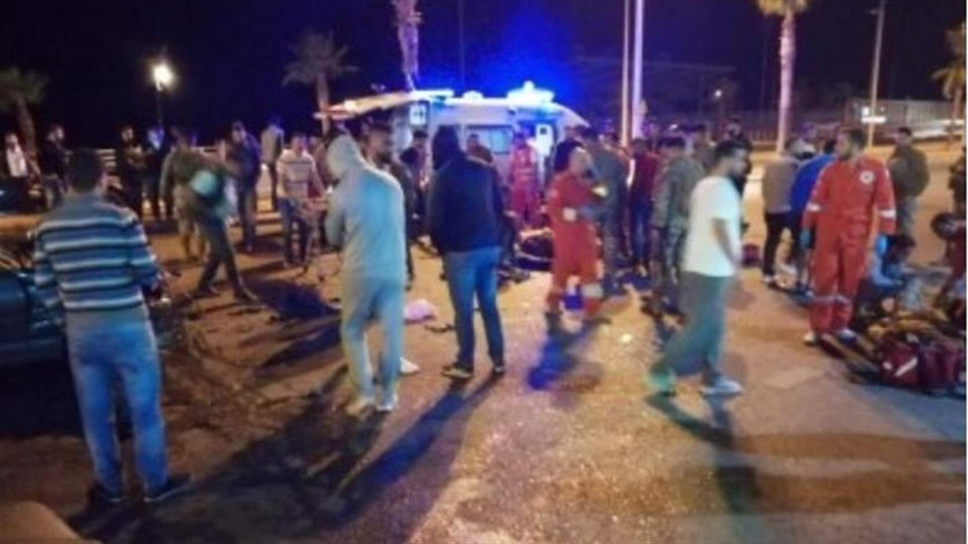 9 جرحى في حادث سير في صيدا...
