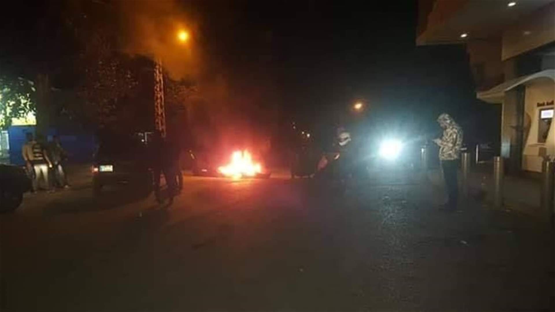 اليكم الطرقات المقطوعة في البقاع (صورة)