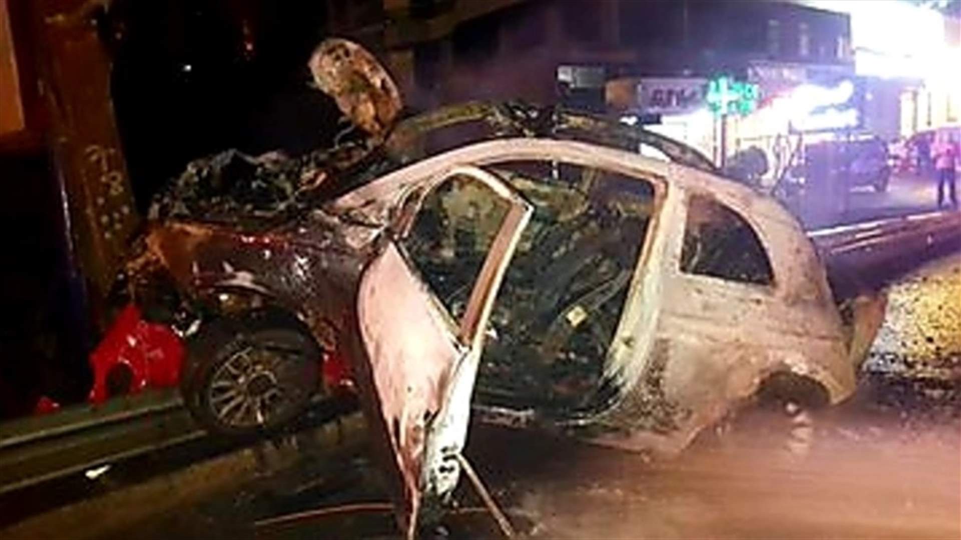 جريحان بحادث سير على أوتوستراد جونية (صورة)