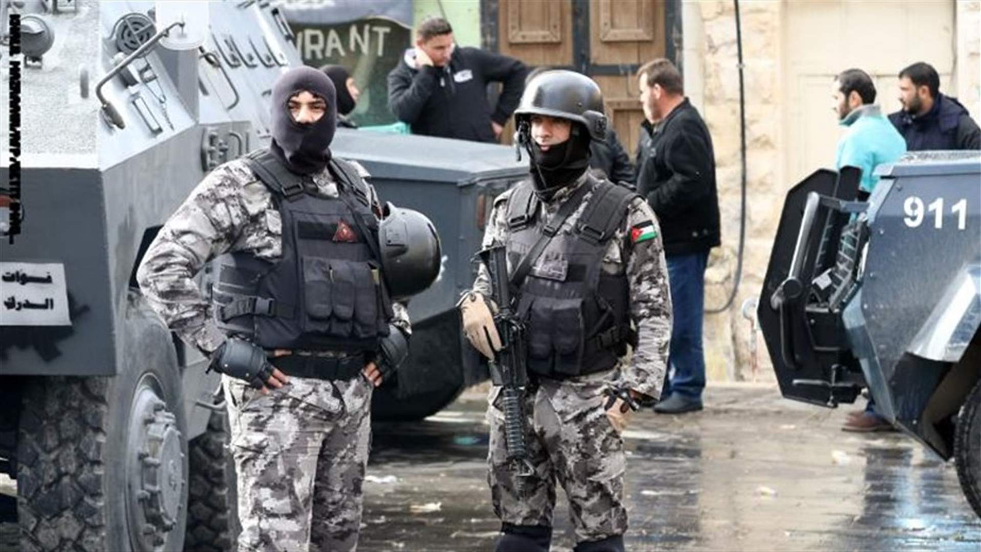 الشرطة الأردنية: طعن عدد من السياح في مدينة جرش