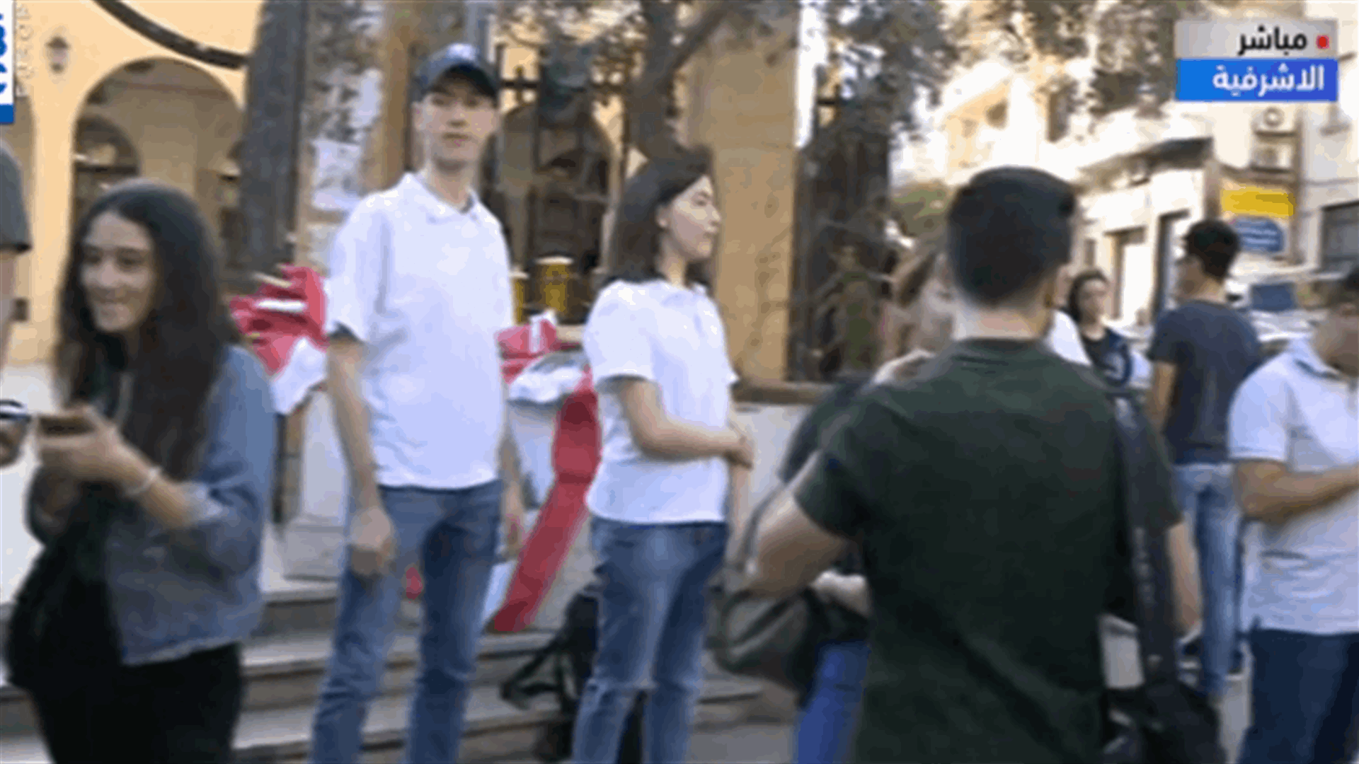 Students in Ashrafieh stage rally towards schools and public institutions (Video)